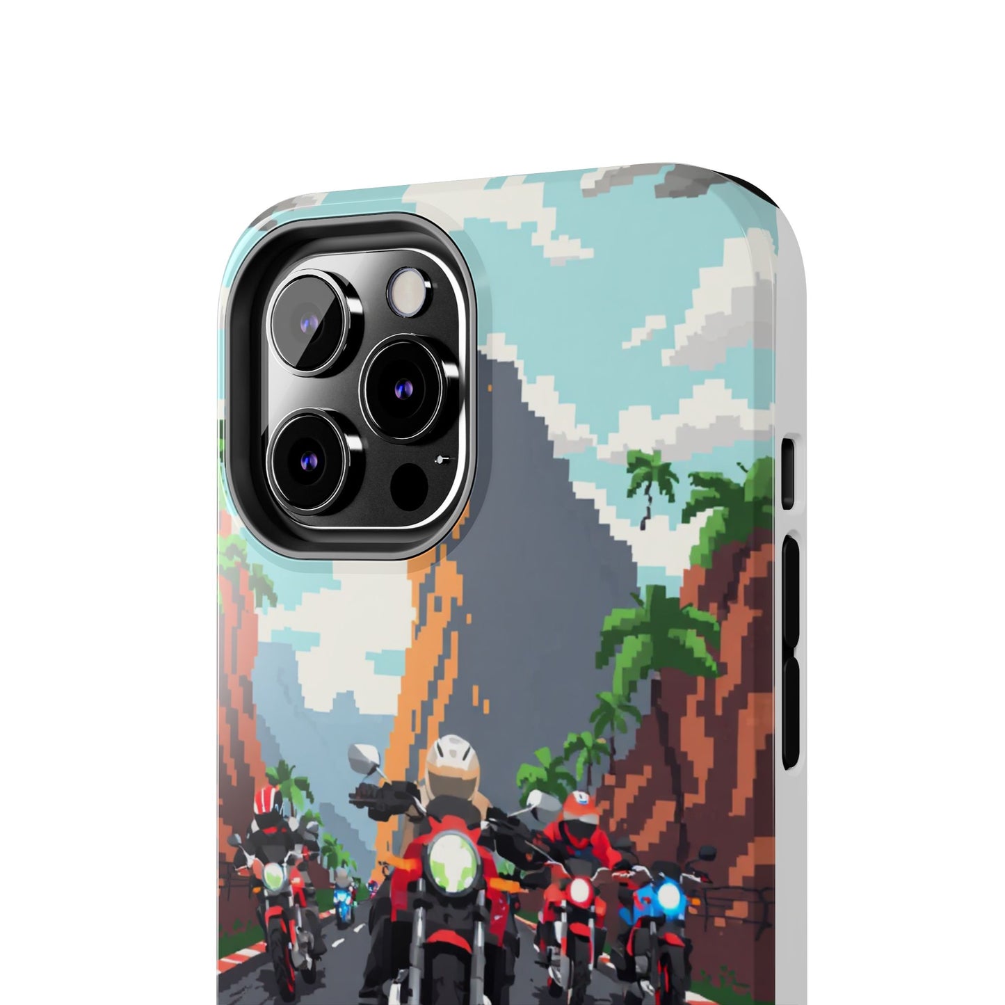 Retro Biker Tough Phone Case - Perfect for Motorcycle Lovers