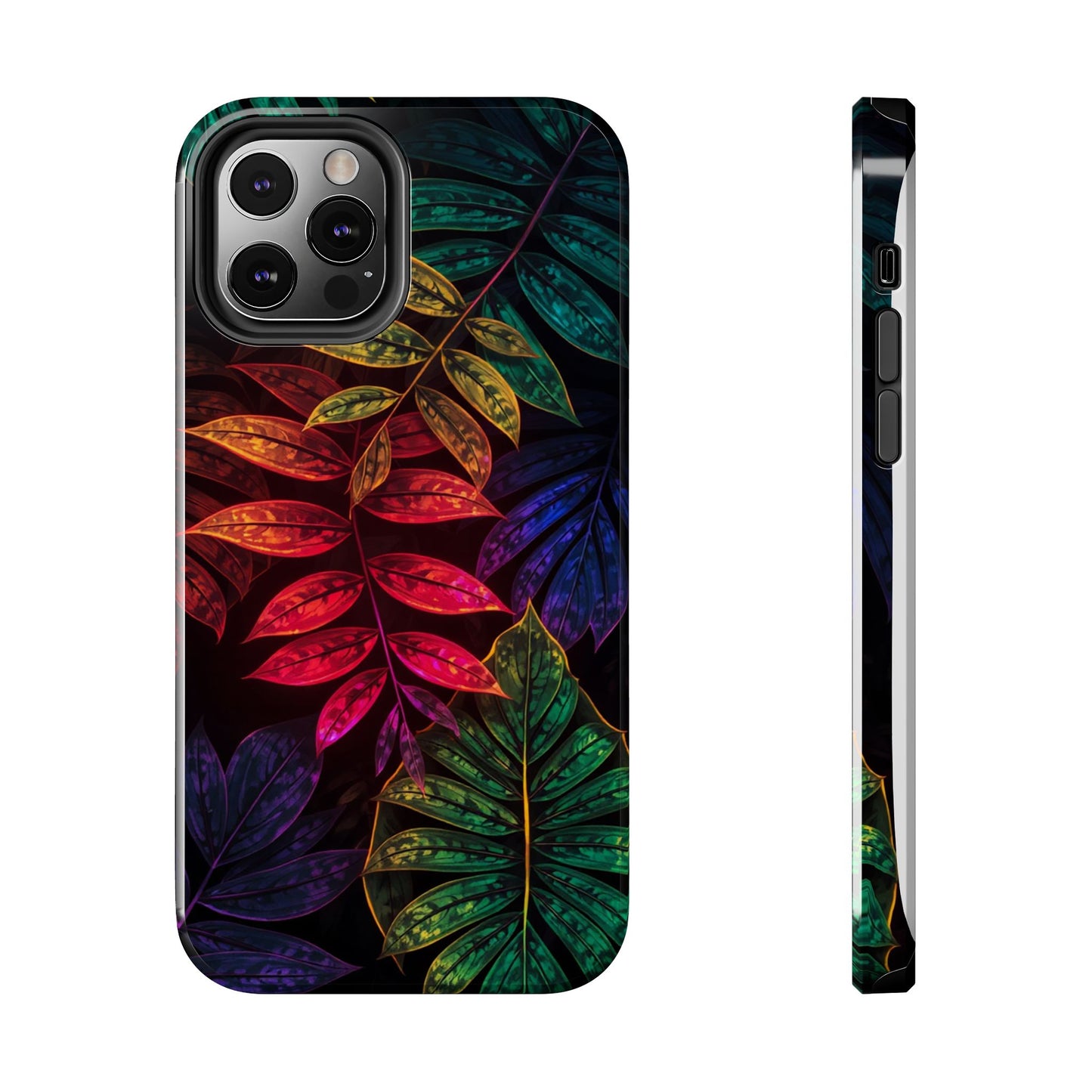 Vibrant Tropical Leaf Tough Phone Case