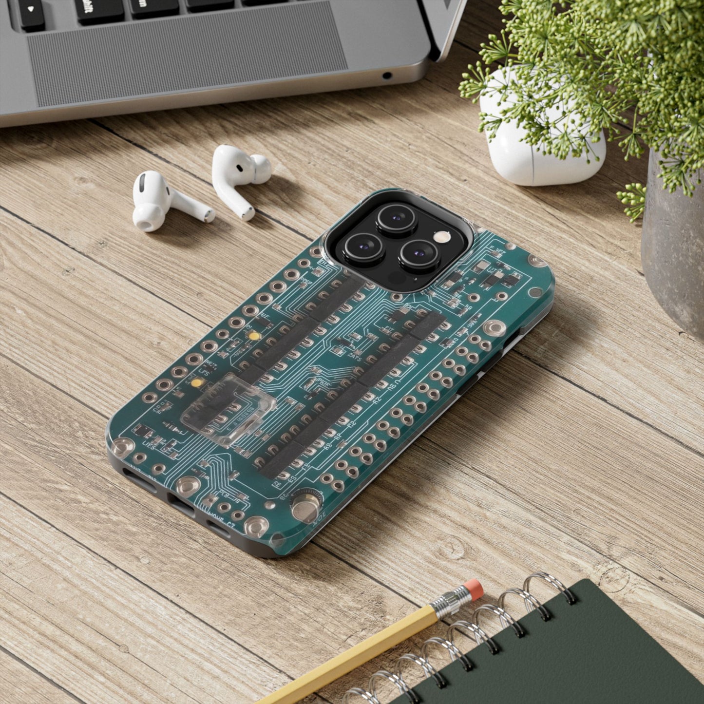 Old Circuits Design Tough Phone Case - for iPhone