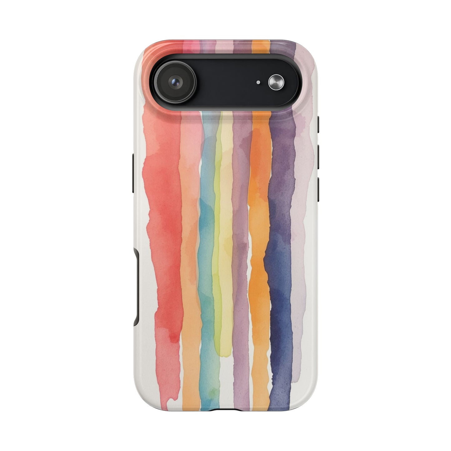 Colorful Watercolor Tough Phone Case - Stylish and Durable Cover for Creative Souls