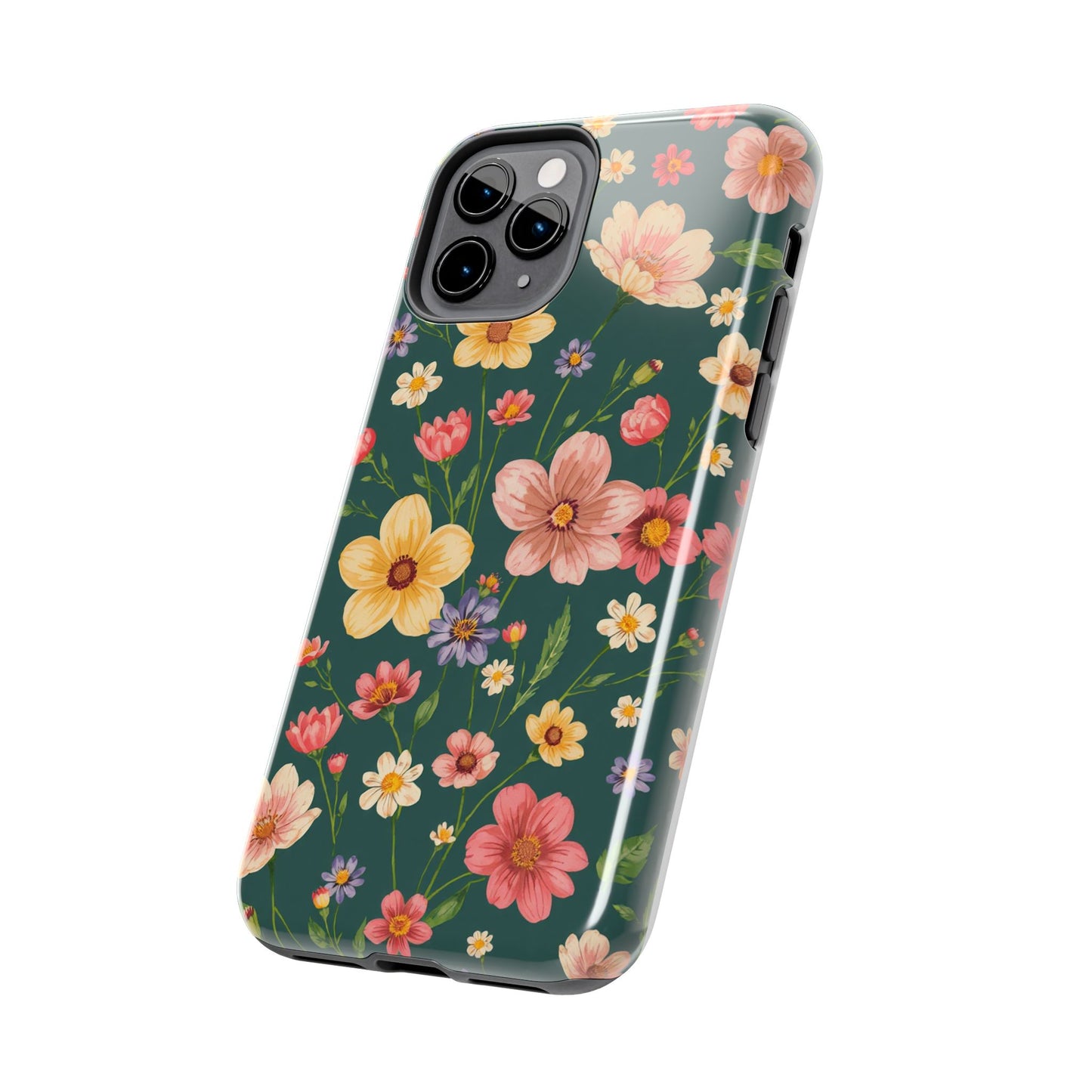 Vintage Spring Flowers Tough Phone Case - Durable Protection for iPhone