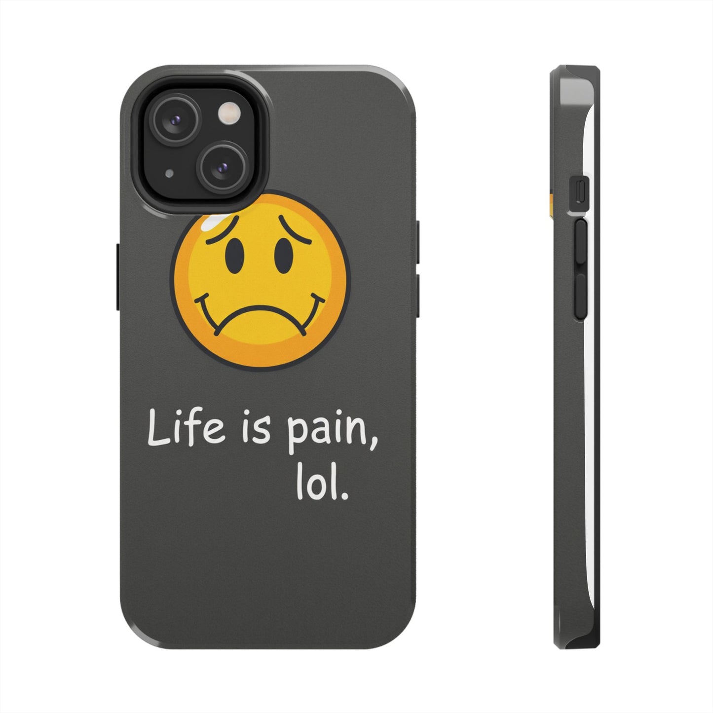Life is Pain Tough Phone Case - Trendy Design for Smartphone Protection