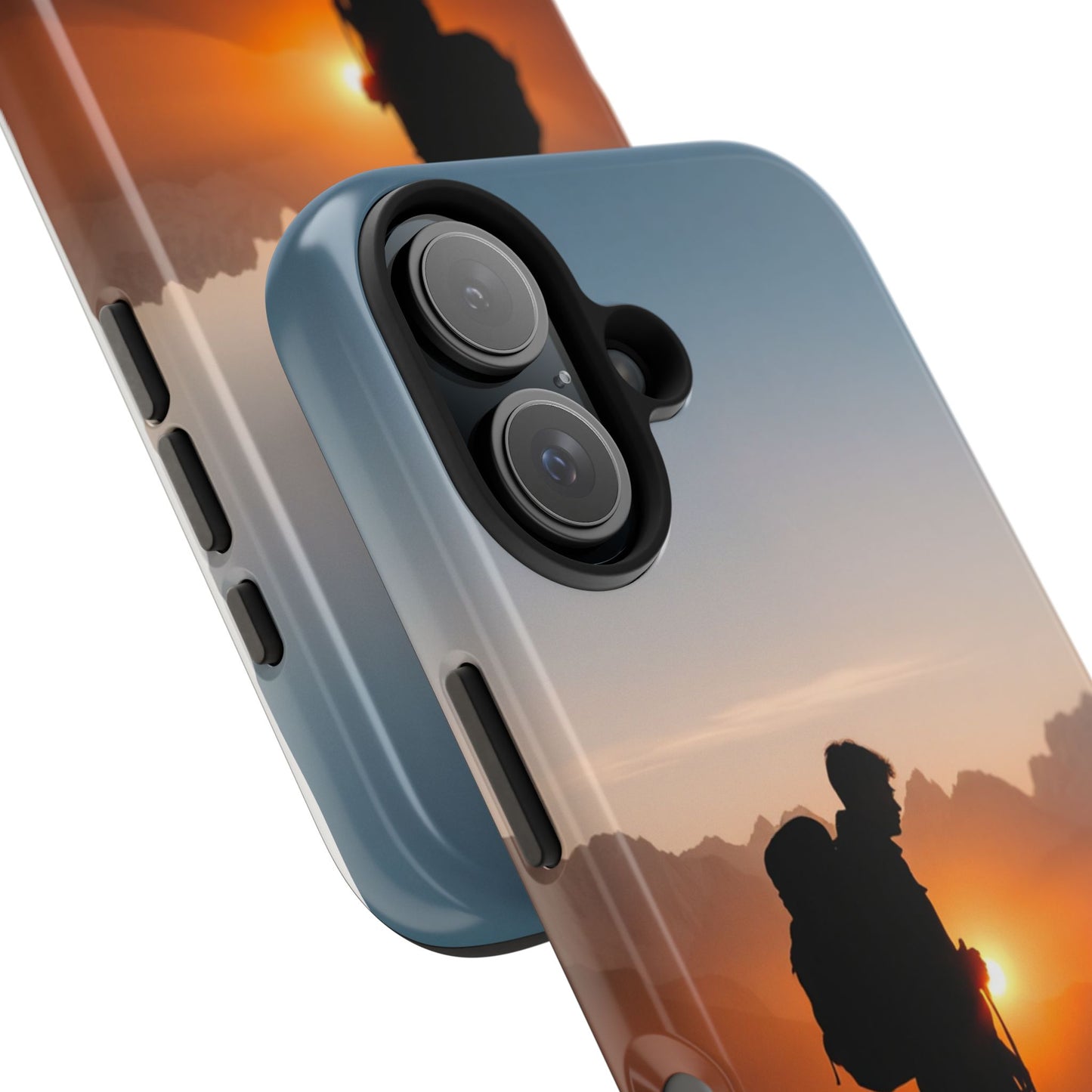 Explorer Adventure Sunset Mountain iPhone Case
