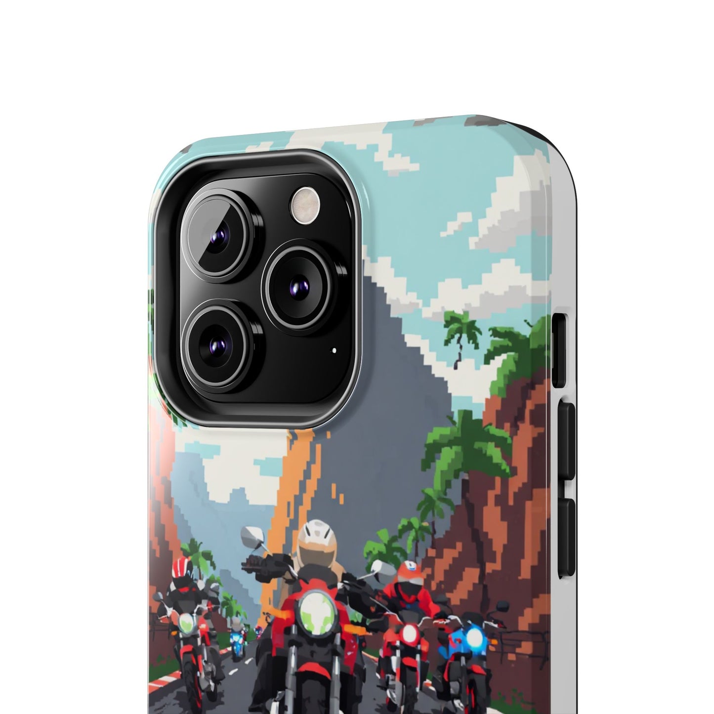 Retro Biker Tough Phone Case - Perfect for Motorcycle Lovers