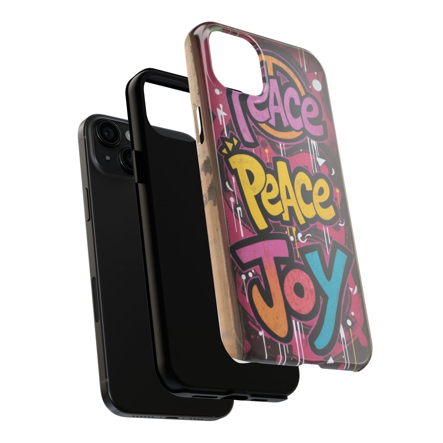 Colorful Peace Joy Tough Phone Case