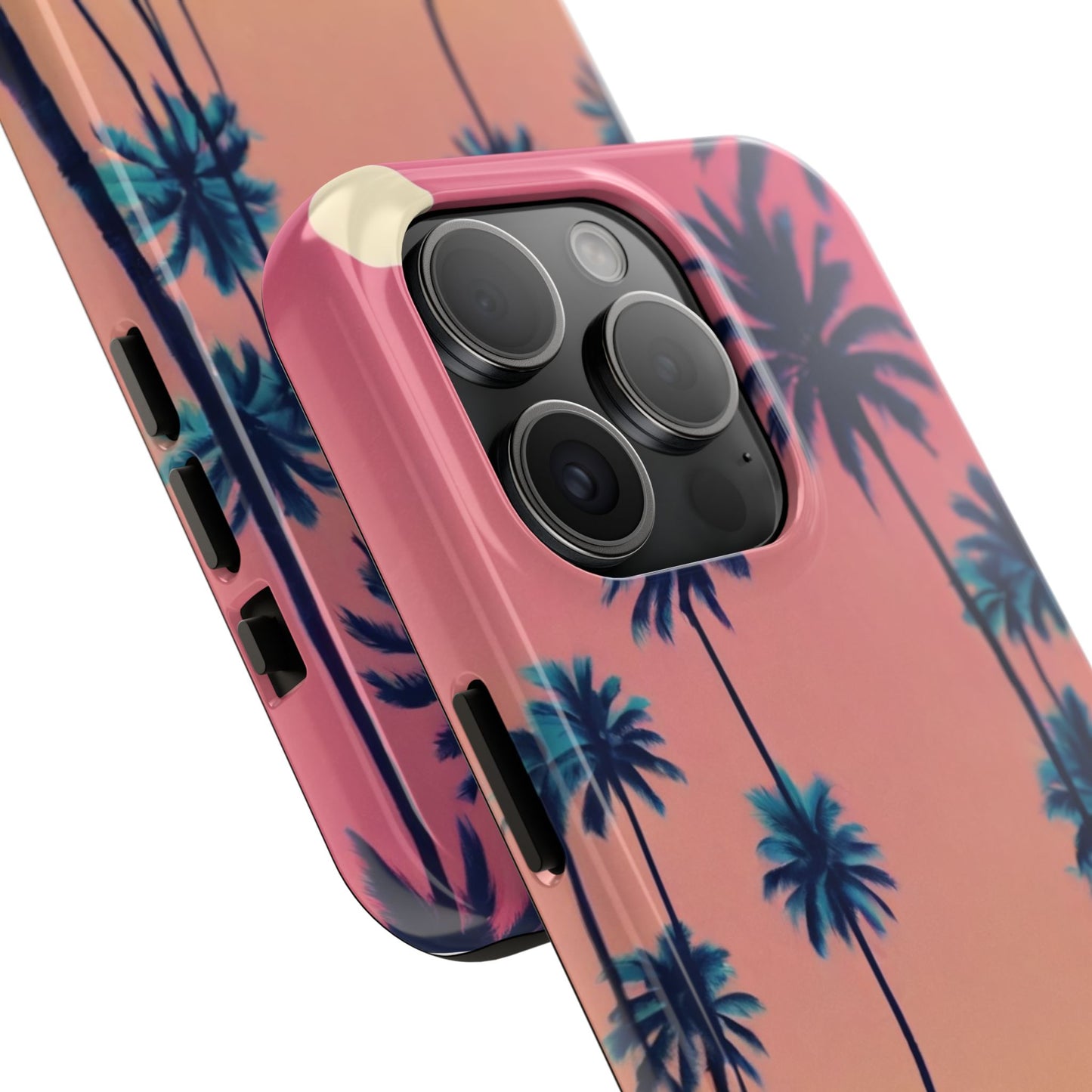 Tropical Beach Vibe Tough Phone Case - Vintage Van Design - for iPhone
