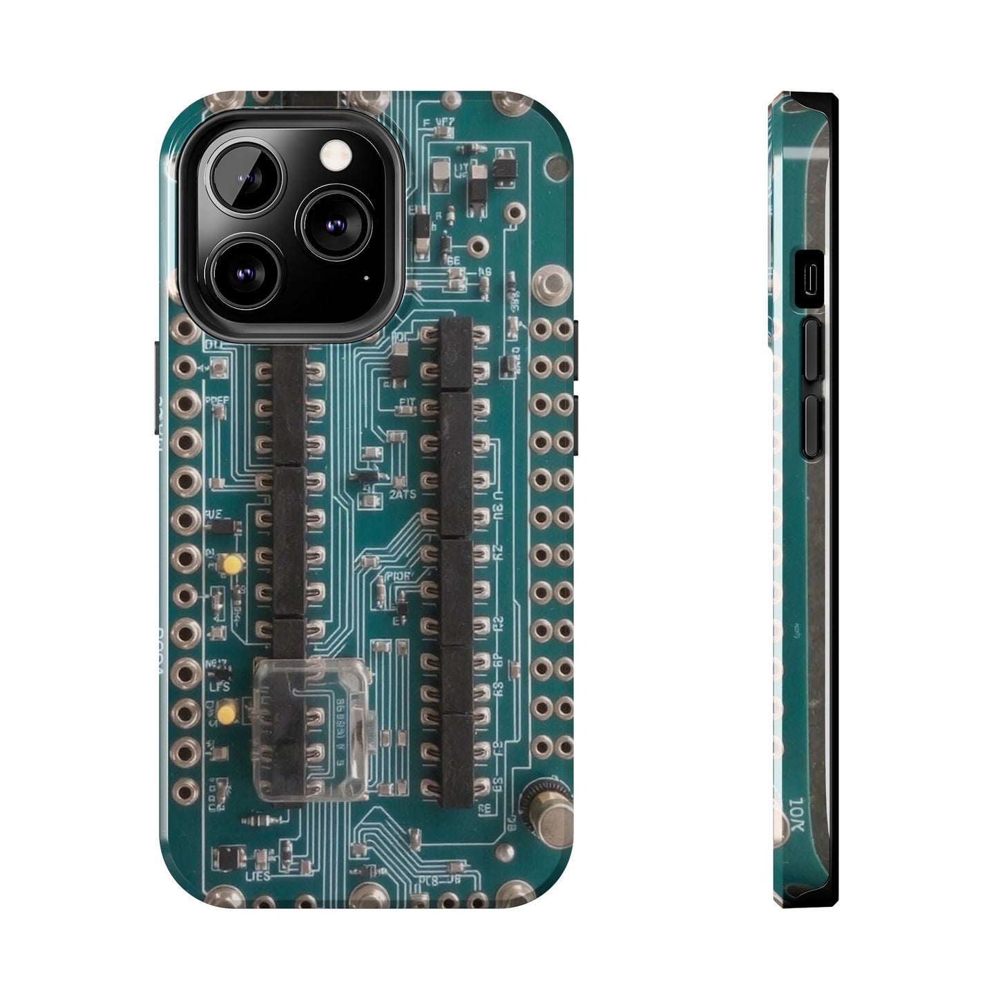 Old Circuits Design Tough Phone Case - for iPhone