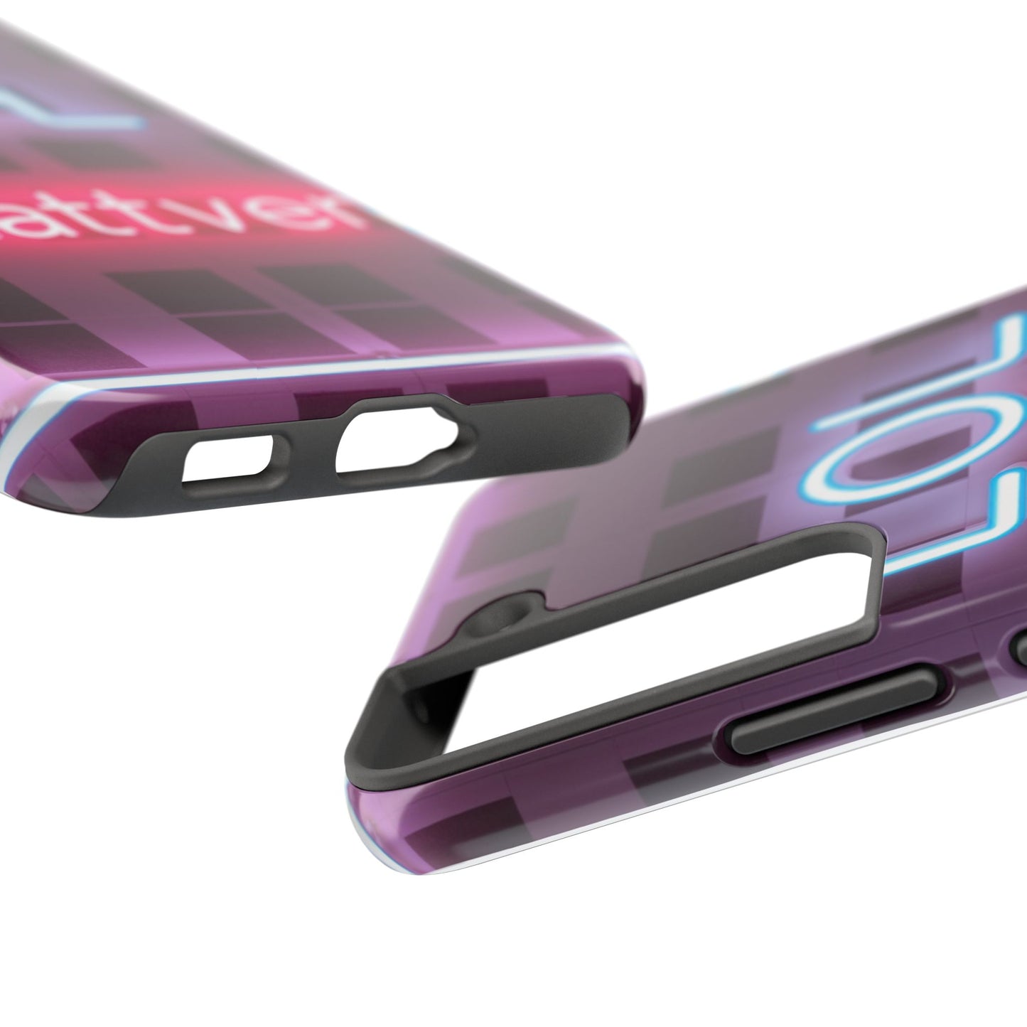 Neon Vibe Tough Phone Case - 'LOL Whatevr' Design for Trendsetters
