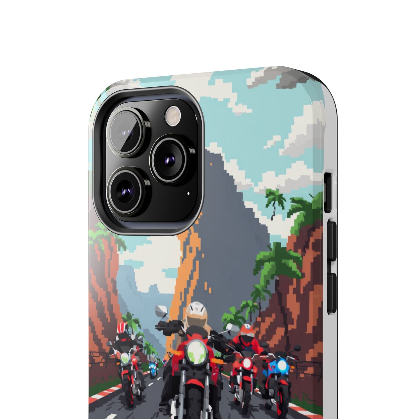 Retro Biker Tough Phone Case - Perfect for Motorcycle Lovers