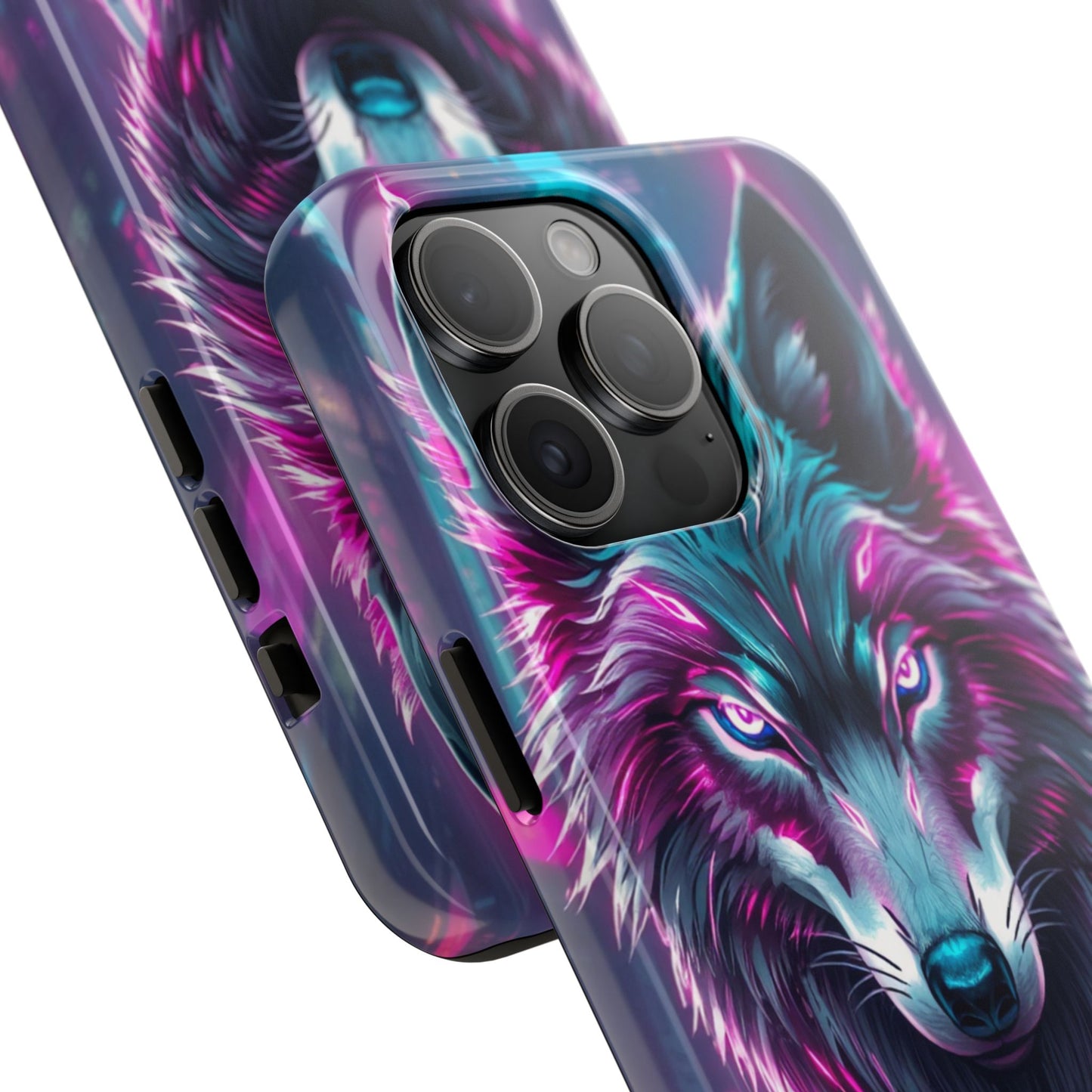 Fierce Wolf Phone Case - Tough & Vibrant Design for Animal Lovers