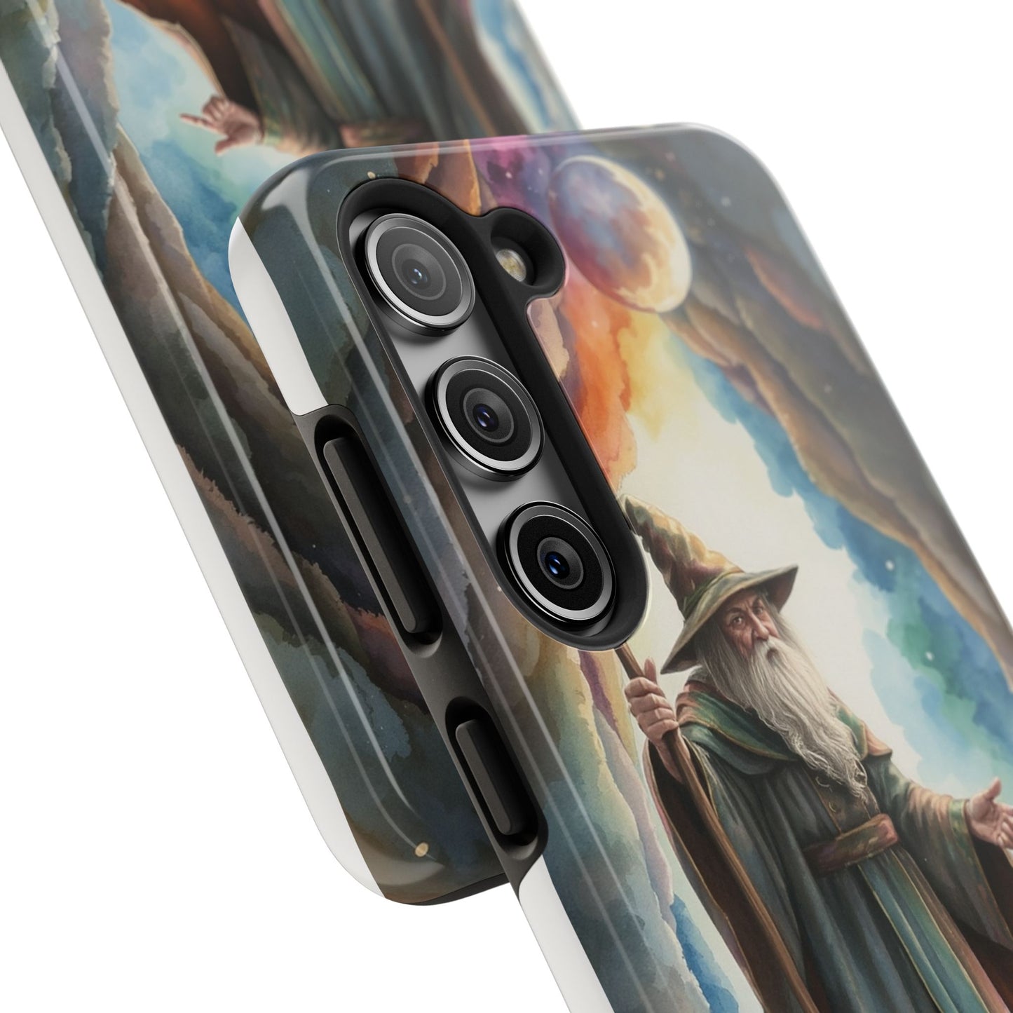 Magical Wizard Phone Case - Tough, Durable Phone Cover for Fantasy Lovers, Geek Gift, Unique Design, Celestial Phone Accessory