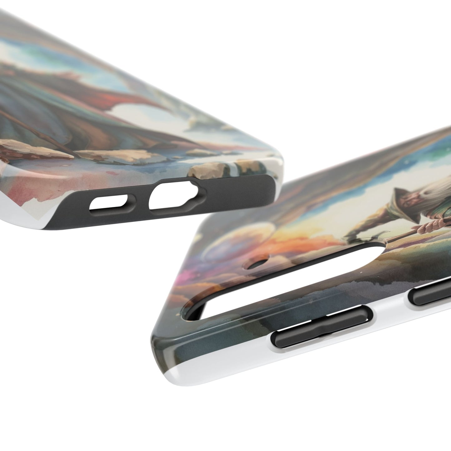 Magical Wizard Phone Case - Tough, Durable Phone Cover for Fantasy Lovers, Geek Gift, Unique Design, Celestial Phone Accessory