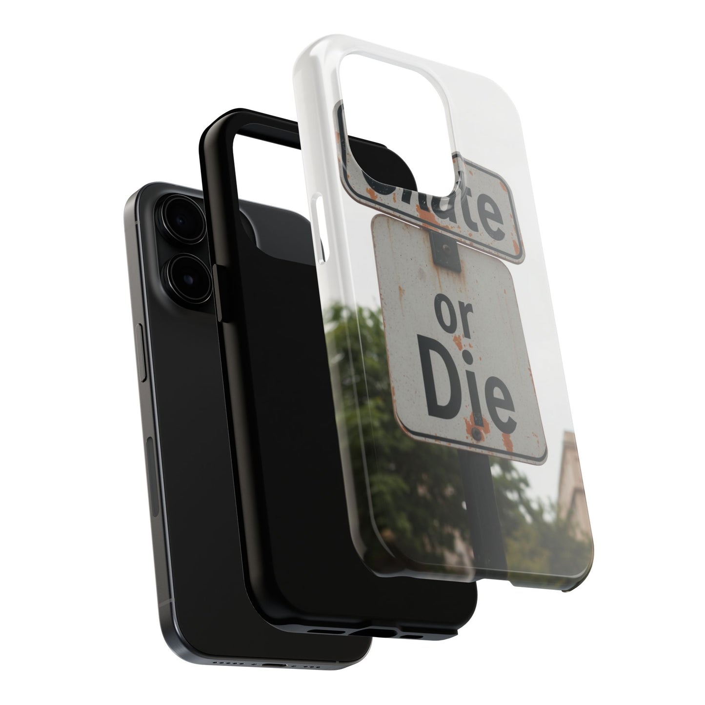 Skate or Die Tough Phone Case - Durable Protection for Skaters