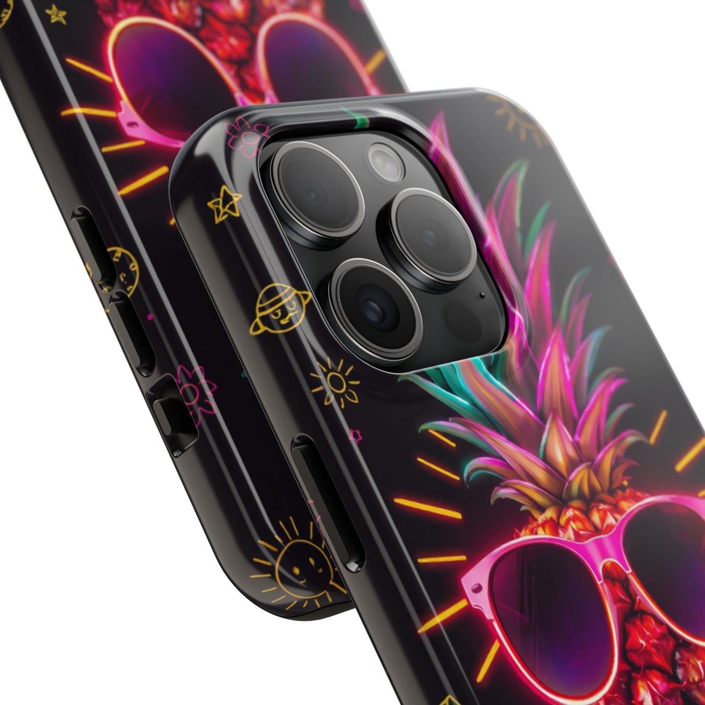 Tough Pineapple Phone Case - Cool, Vibrant Design Perfect for Summer Vibes