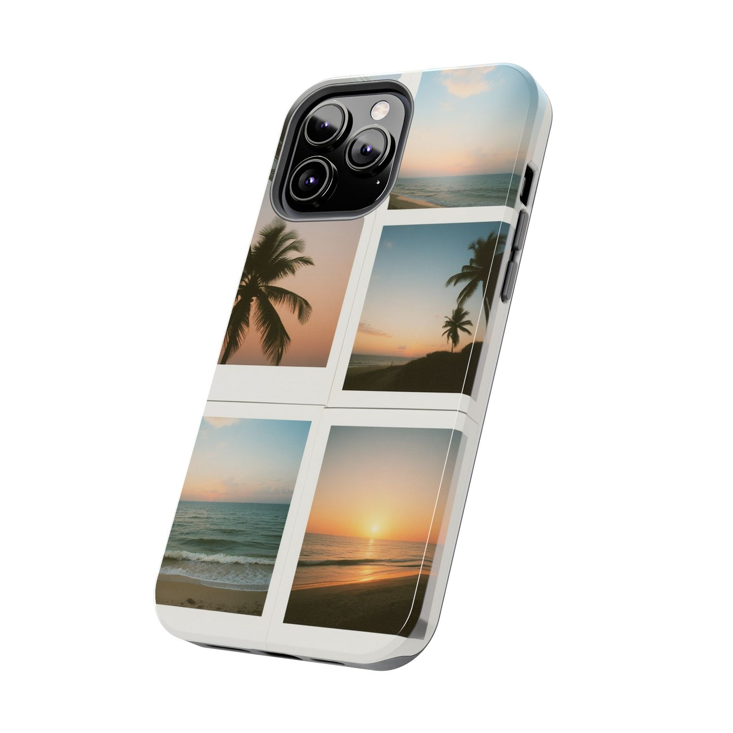 Tropical Sunset Tough Phone Case - Beach Vibes for Summer Adventures