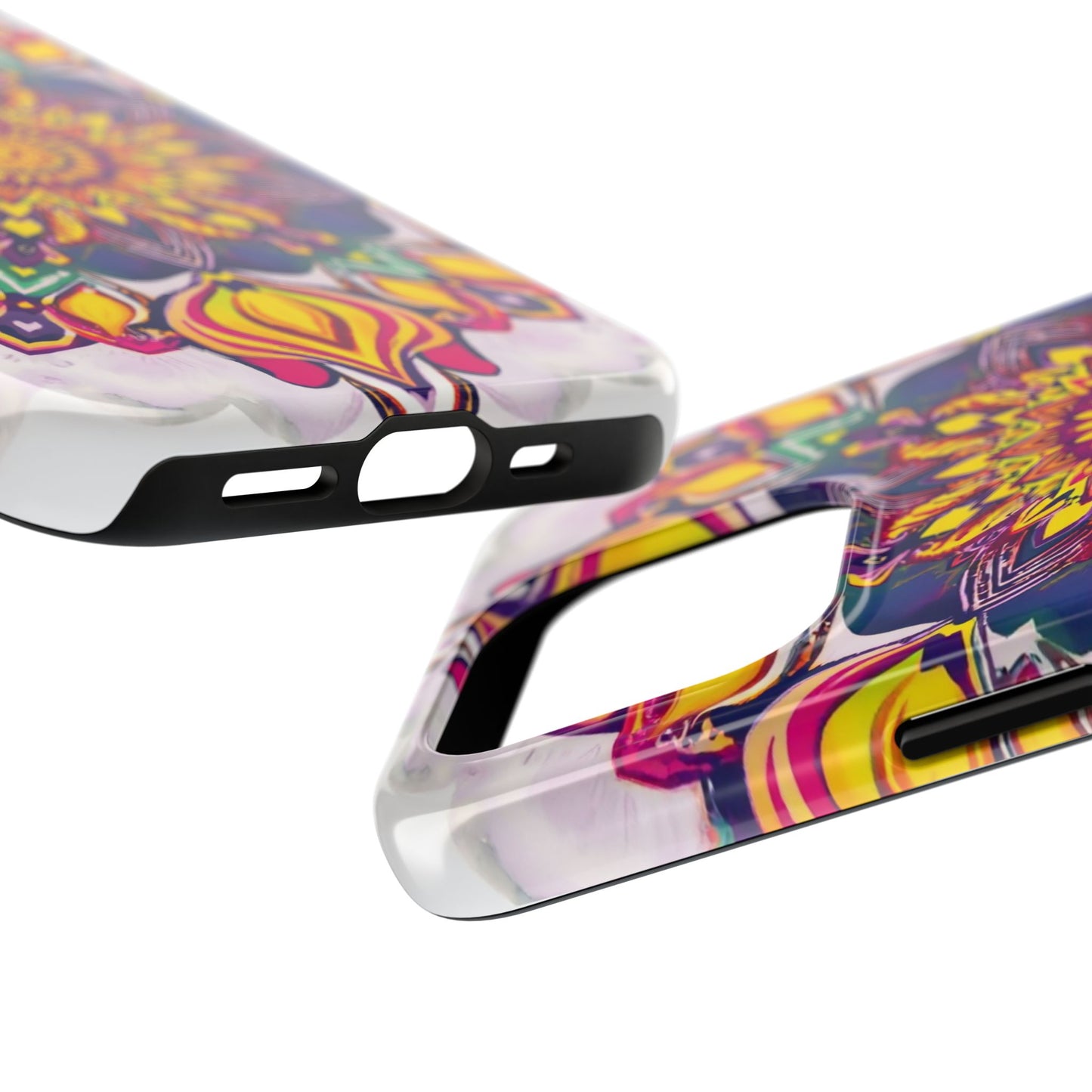 Vibrant Mandala Tough Phone Case - Boho Style Protection - for iPhone