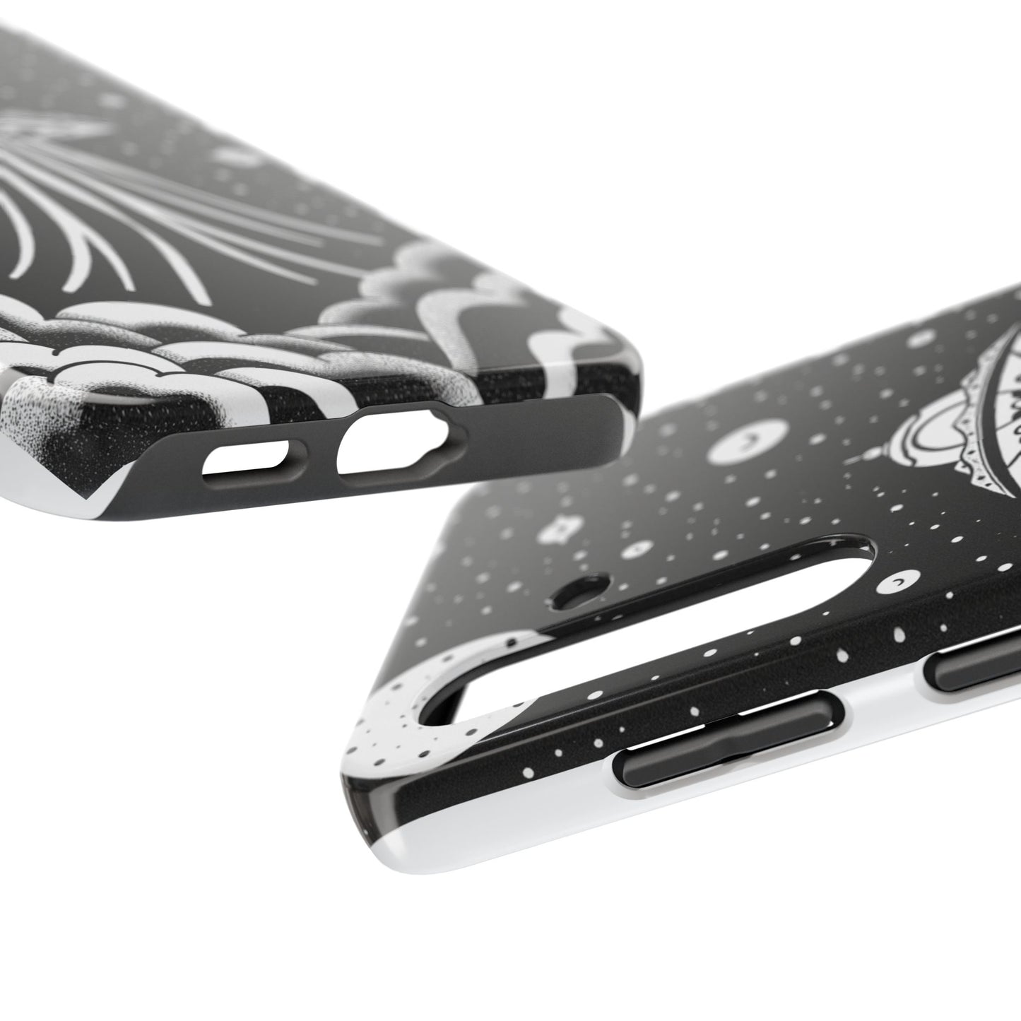 Galaxy UFO Tough Phone Case - Durable Protection with Unique Space Design