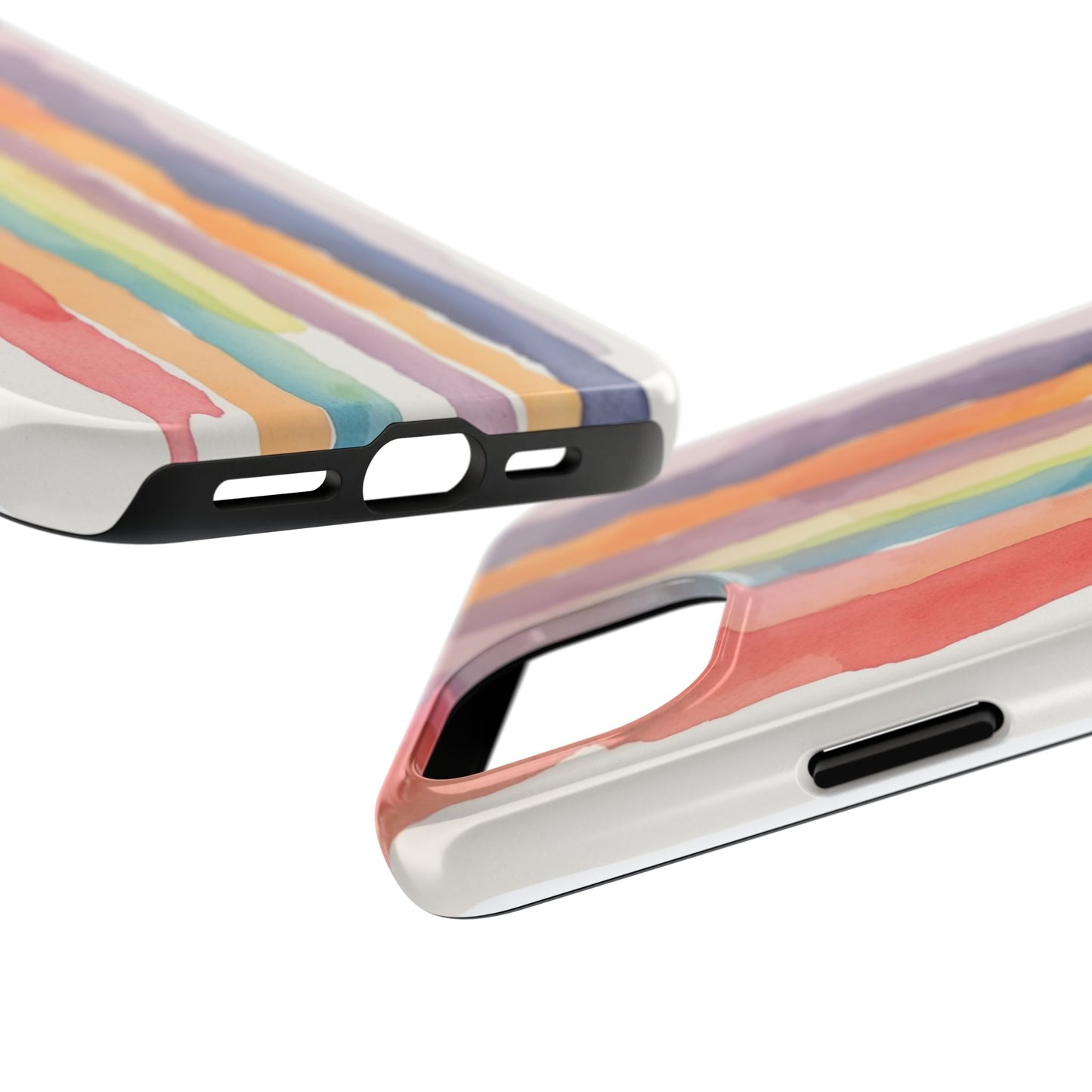 Colorful Watercolor Tough Phone Case - Stylish and Durable Cover for Creative Souls