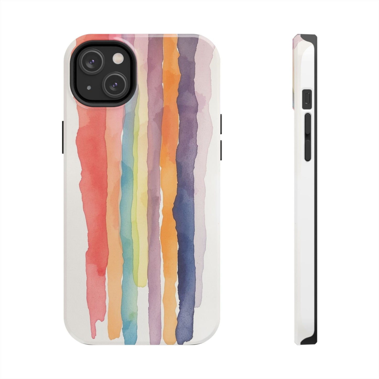 Colorful Watercolor Tough Phone Case - Stylish and Durable Cover for Creative Souls