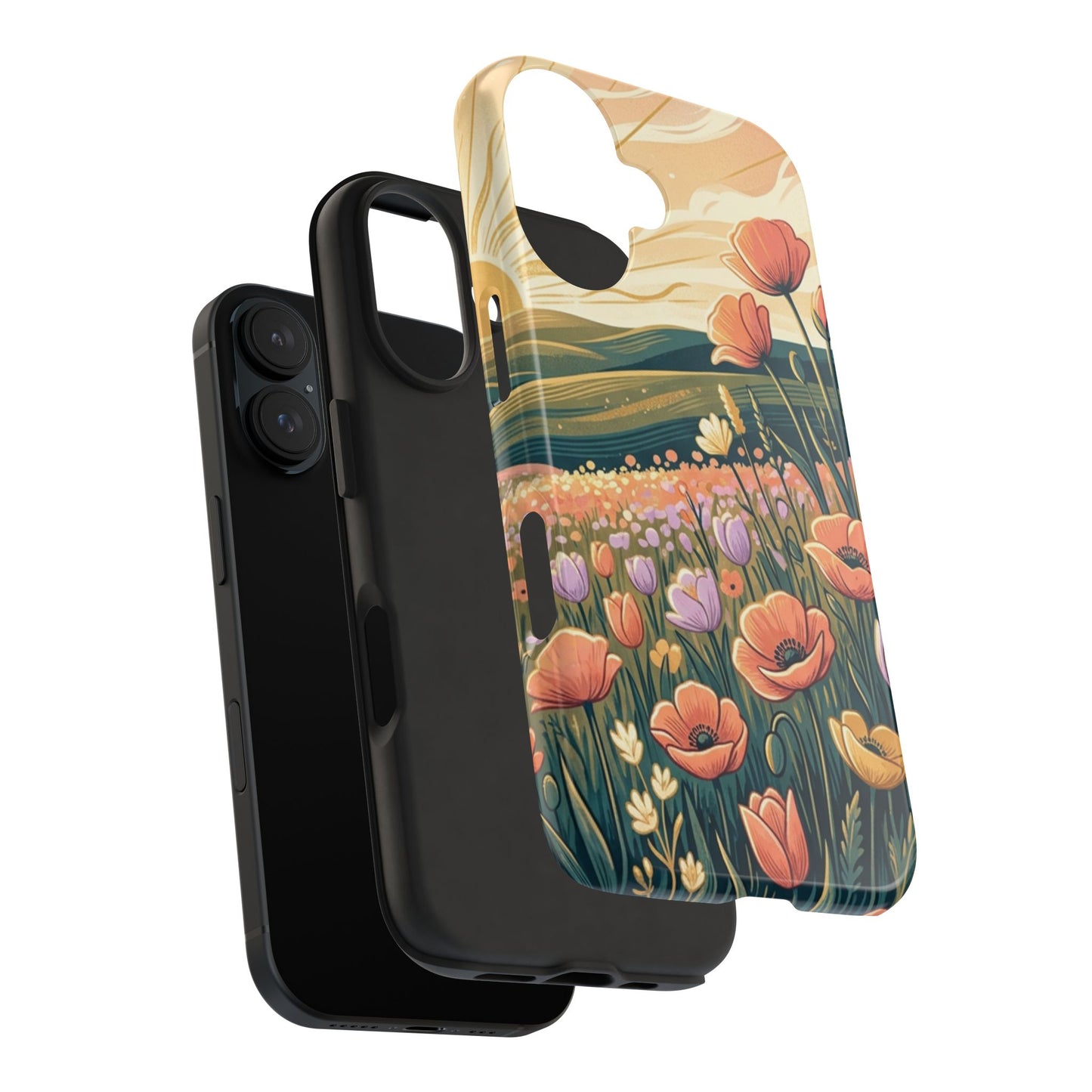 Floral Sunrise iPhone Case — Land of Flowers Design