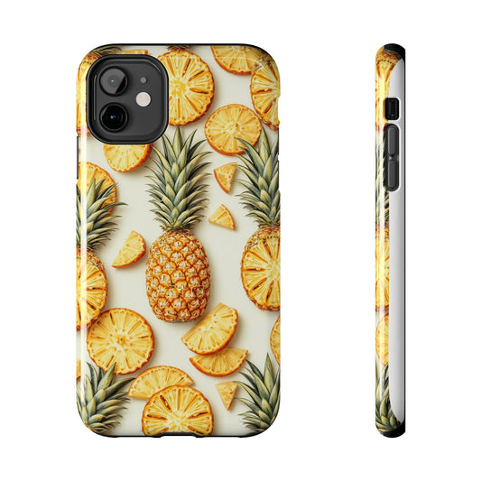 Tropical Pineapple Phone Case - Tough Phone Protector for Summer Vibes