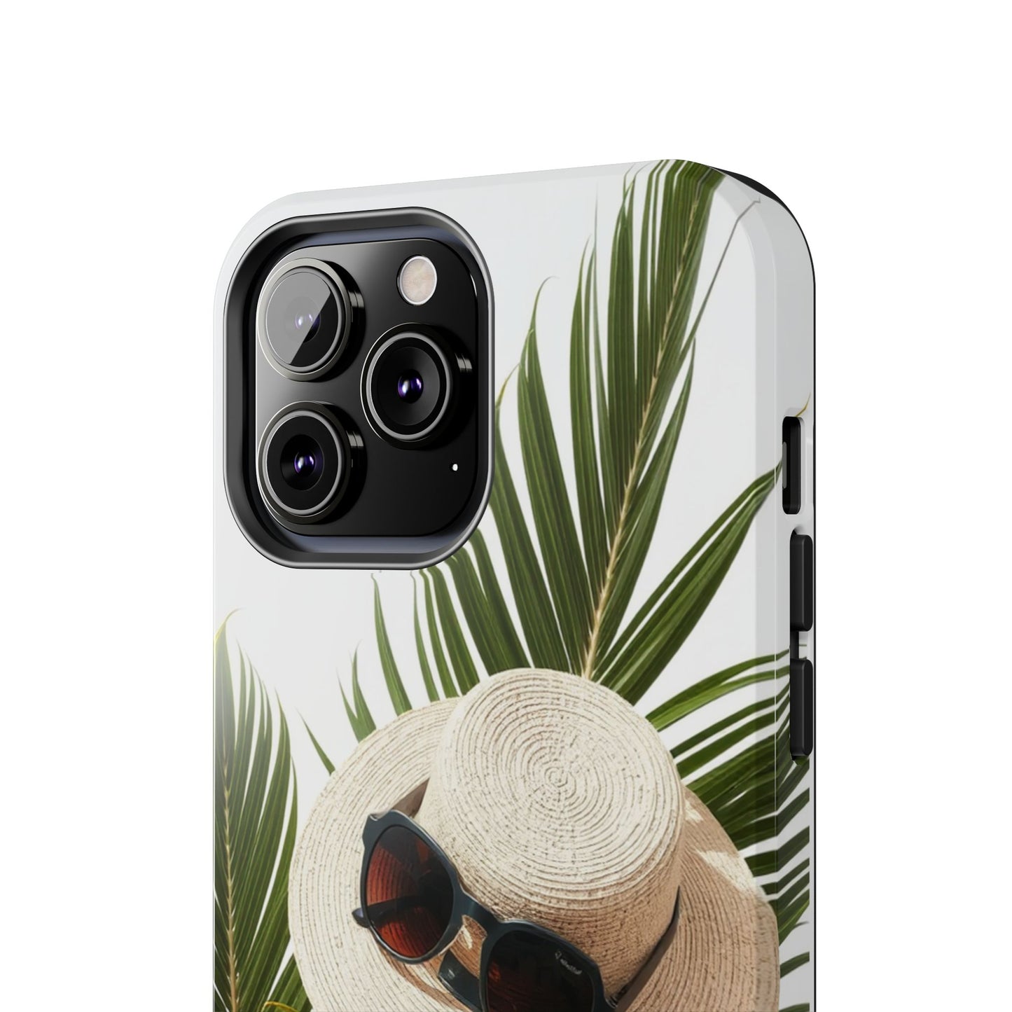 Tropical Phone Case - Summer Vibes with Hat & Sunglasses Design