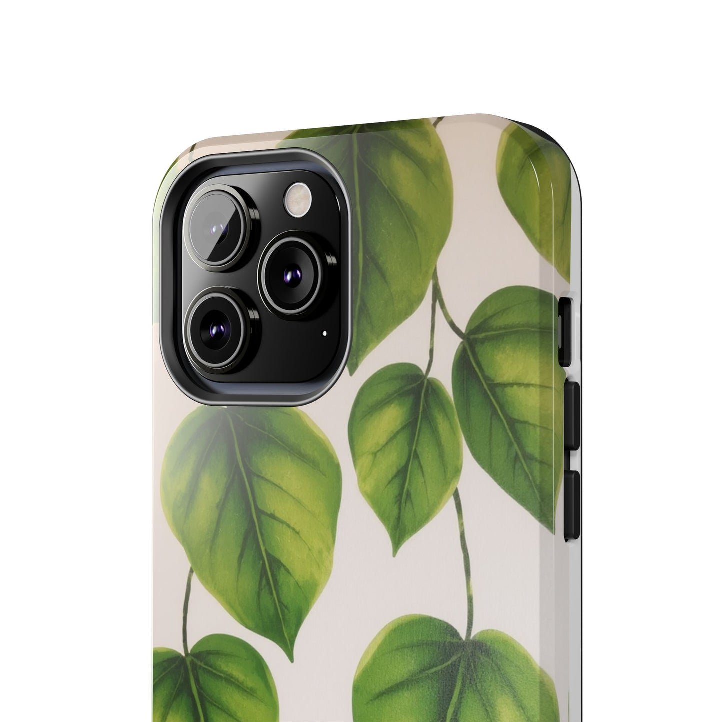 Tough Phone Cases with Green Leaf Design | Eco-Friendly Protection for Nature Lovers