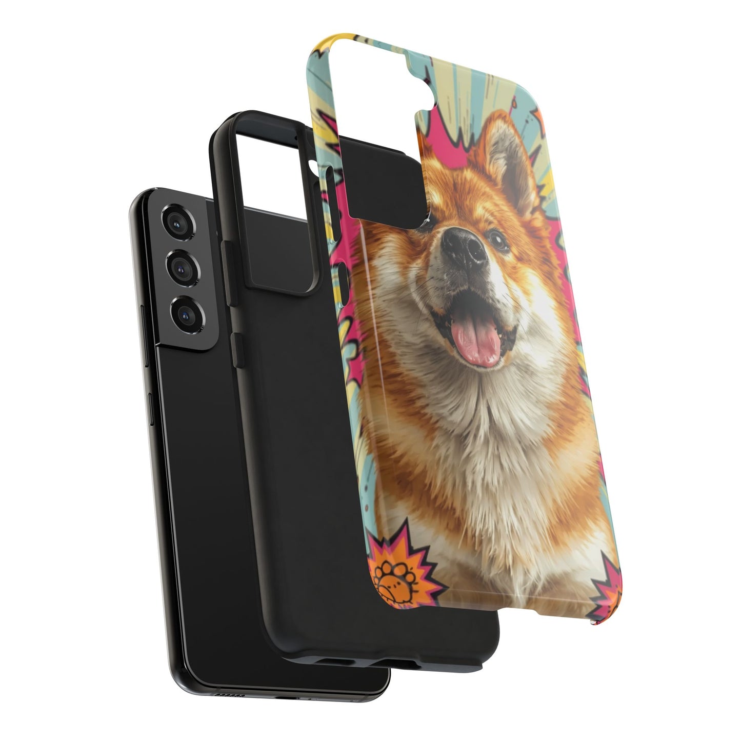 Playful Dog Tough Phone Case - Durable & Stylish Pet Lover Gift