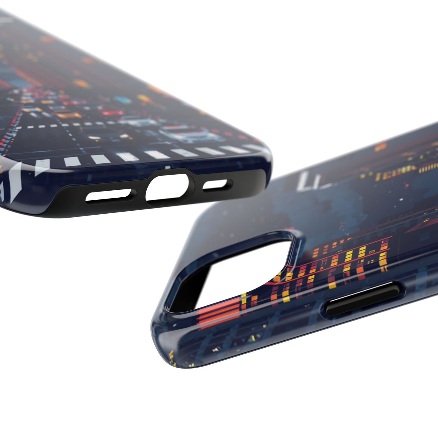 Urban Nightlife Tough Phone Case - Durable & Stylish Protection