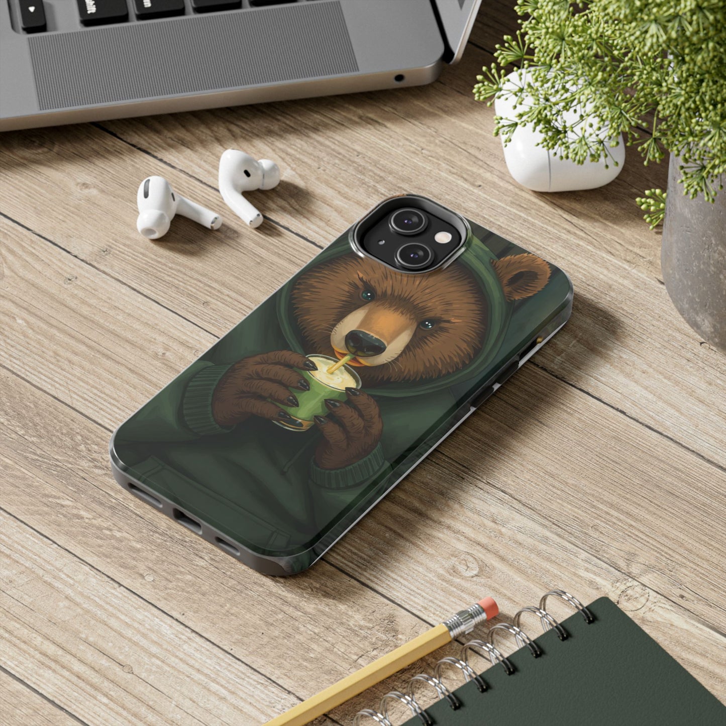 Cute Bear Phone Case – Tough and Stylish Protection for Animal Lovers