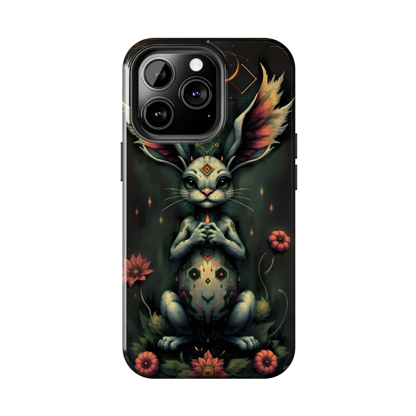 Artistic Rabbit Phone Cases - Unique and Durable Design of Mystical Bunny - for iPhone