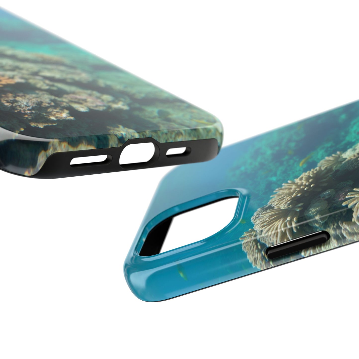 Coral Reef Tough Phone Case - Ocean Vibes Protection for Adventure Lovers
