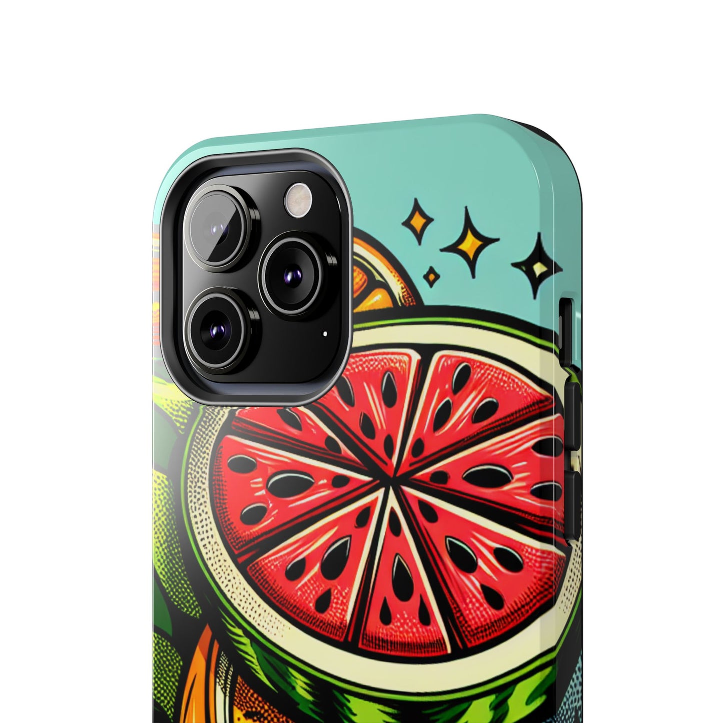 Vibrant Citrus Tough Phone Case - Fruit Slice Design - for iPhone