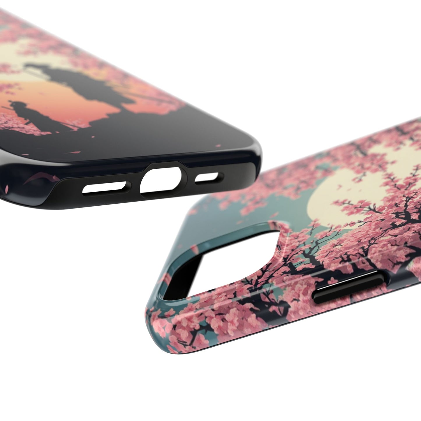 Cherry Blossom Samurai Tough Phone Case