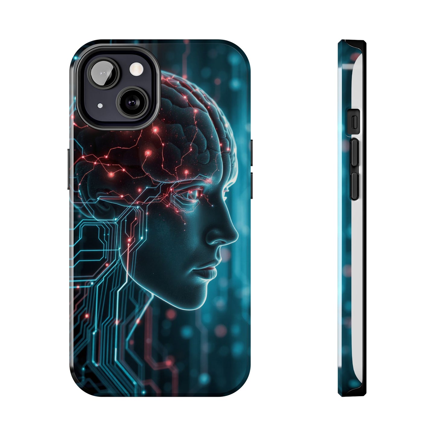 Futuristic Brain Design Tough Phone Case