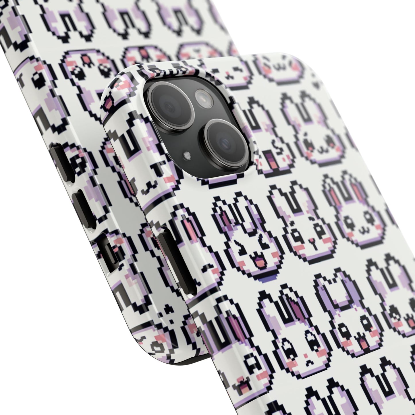Cute Pixel Bunny Tough Phone Case - Stylish & Protective Cover for iPhone