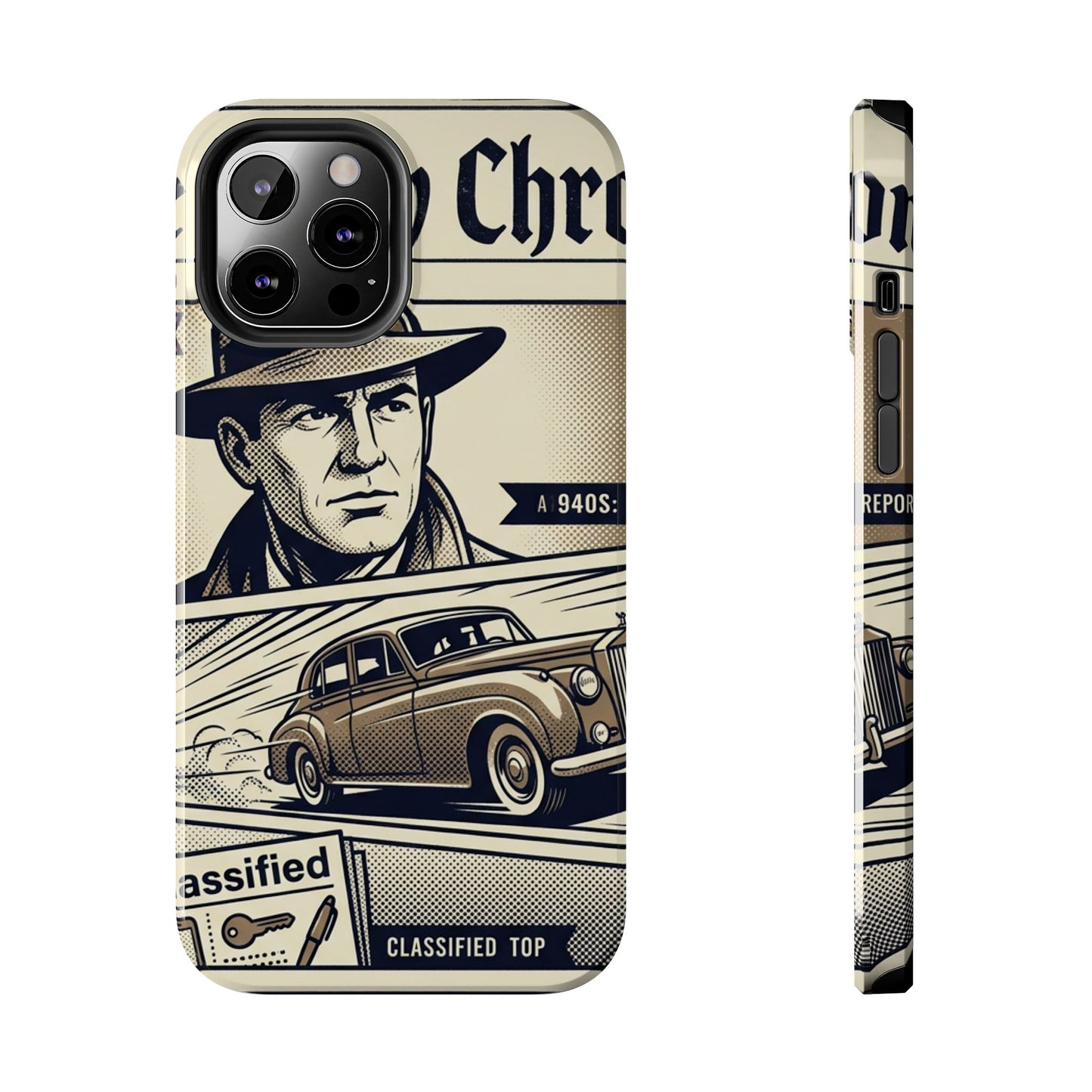 Old Newspaper Tough Phone Case