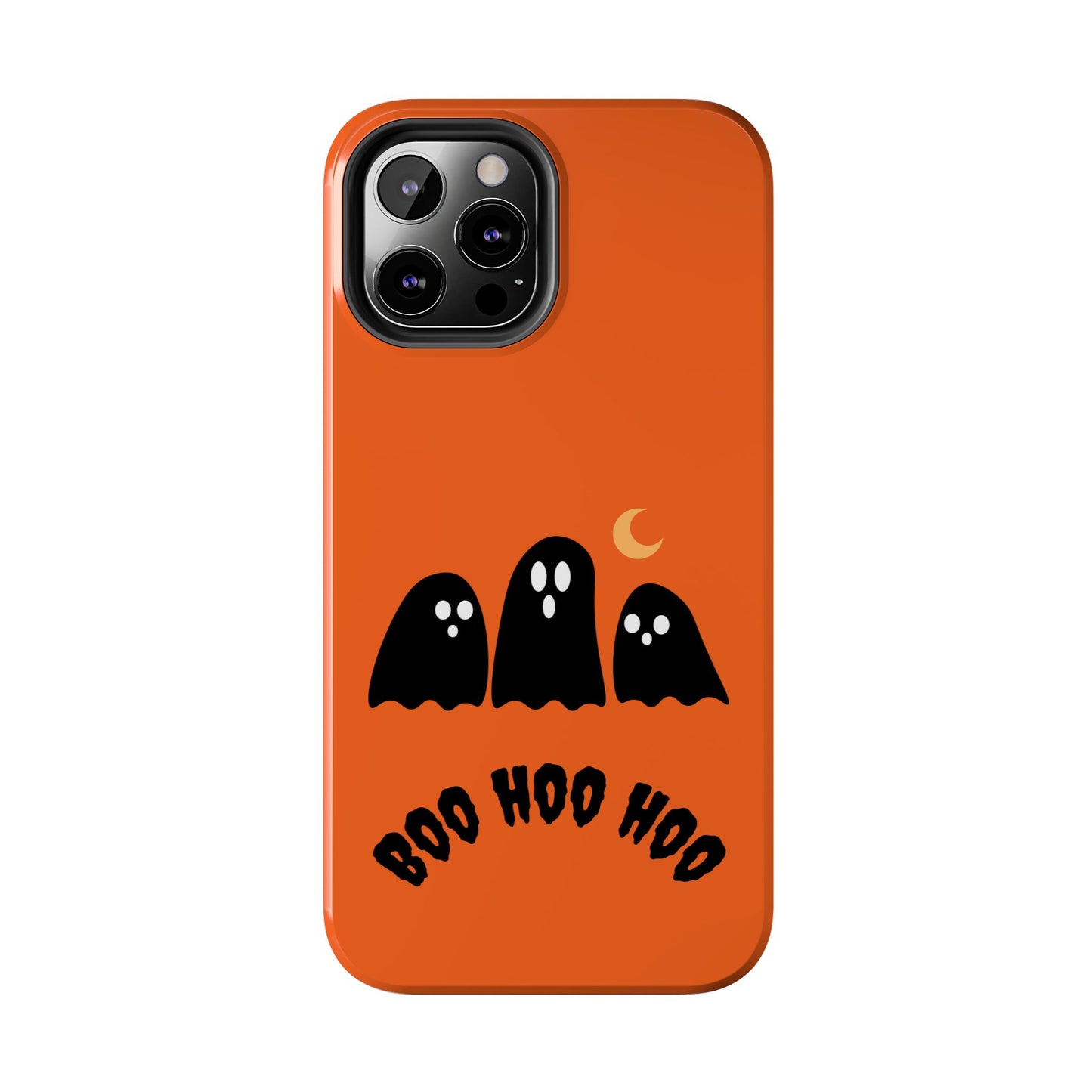 Halloween Ghost Phone Case - Boo Hoo Hoo Design - for iPhone