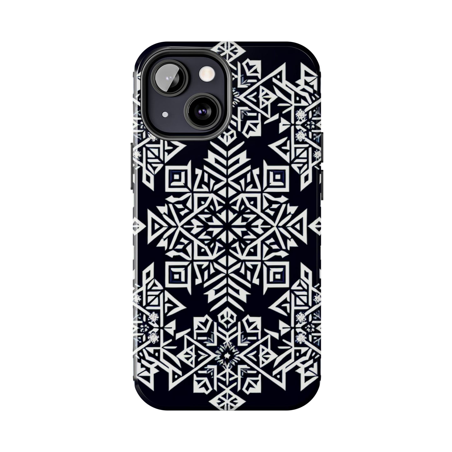 Winter Wonderland Tough Phone Case - Digital Snowflake - for iPhone