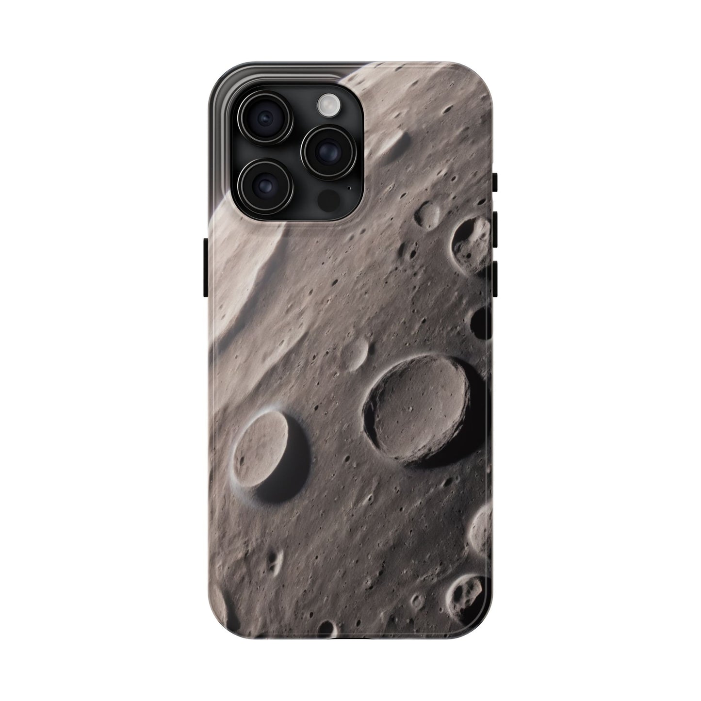 Celestial Moon Surface Tough Phone Case | Durable Space-Themed Design - for iPhone