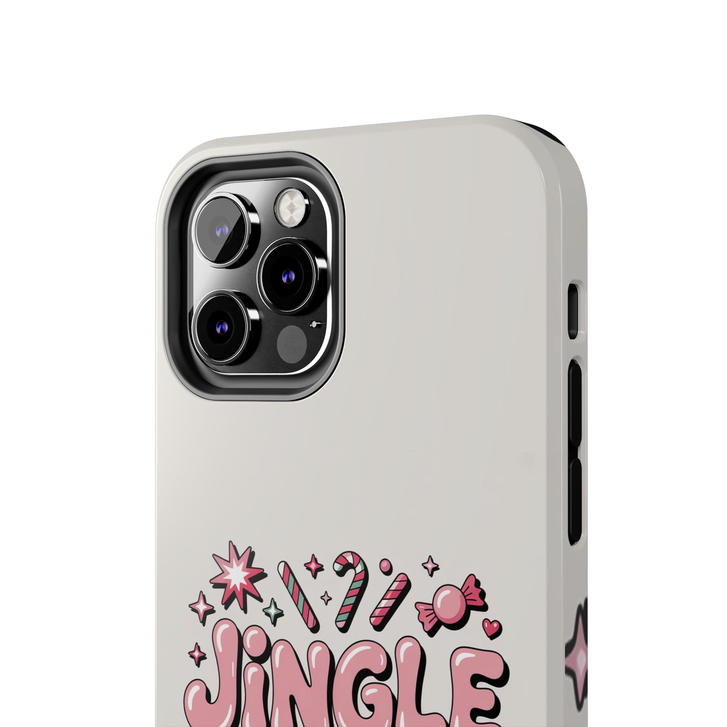 Jingle Babe Tough Phone Case - Festive Holiday Protection for Your iPhone