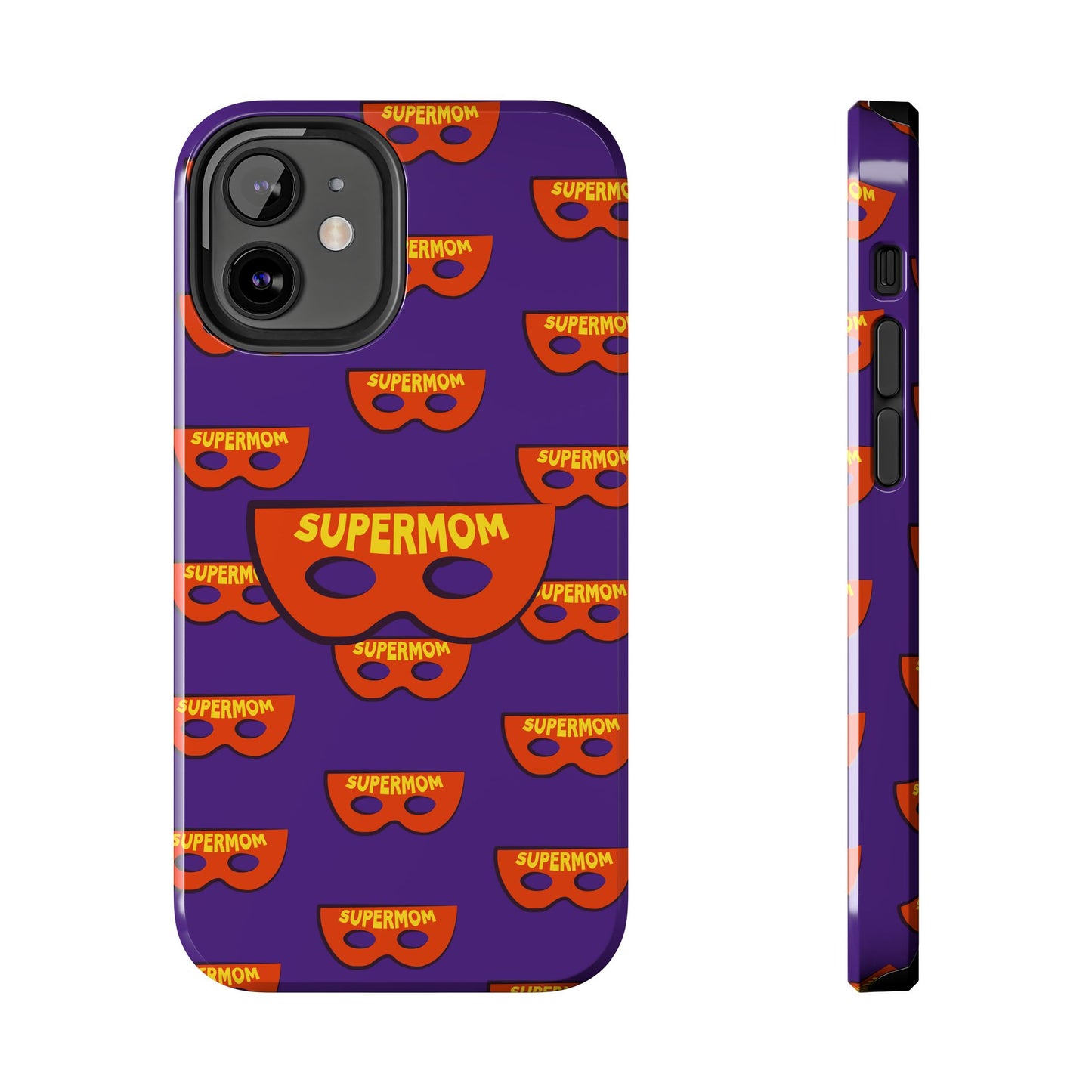 Supermom Tough Phone Case - Durable Protection with Fun Design - for iPhone