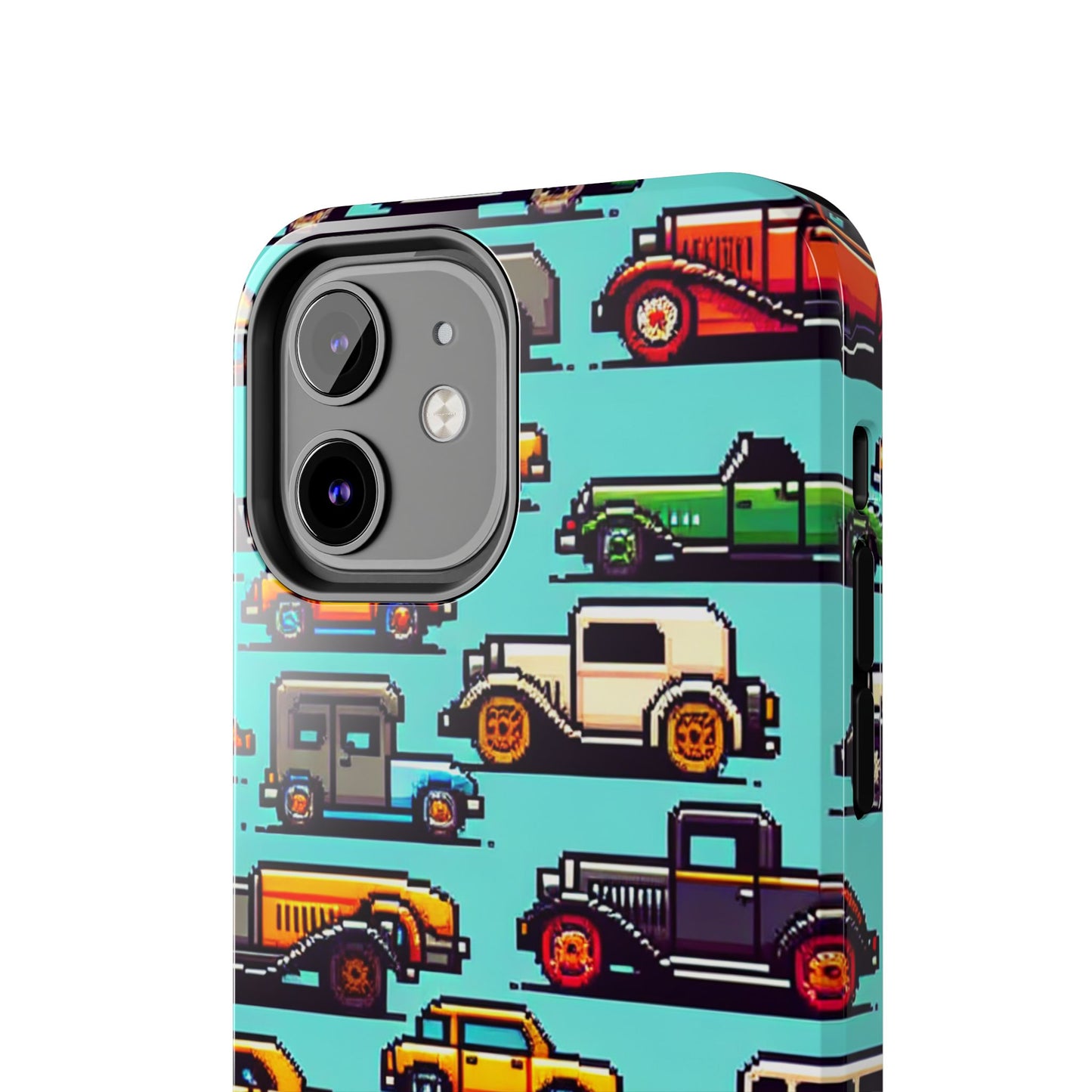 Retro Car Pixel Art Tough Phone Case - Durable & Stylish Protection - for iPhone