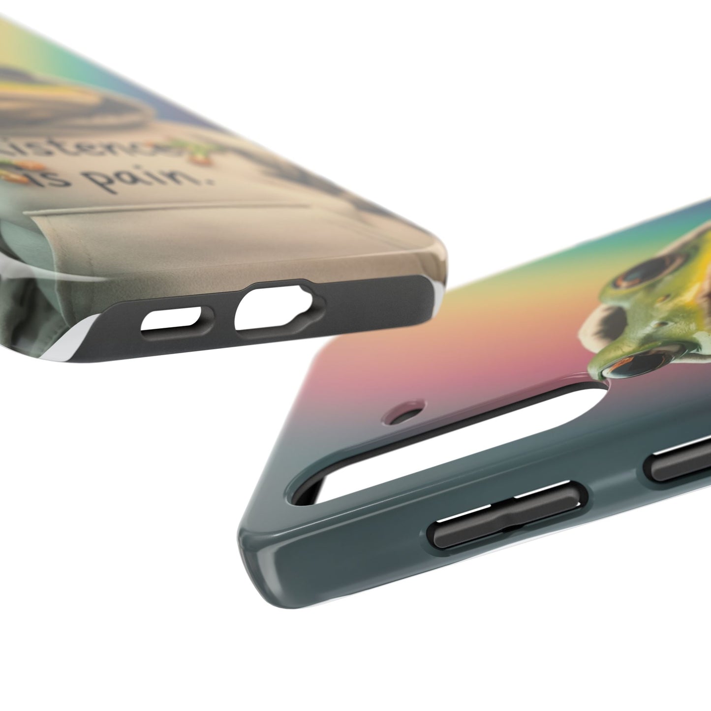 Existence is Pain Frog Phone Case - Tough & Stylish
