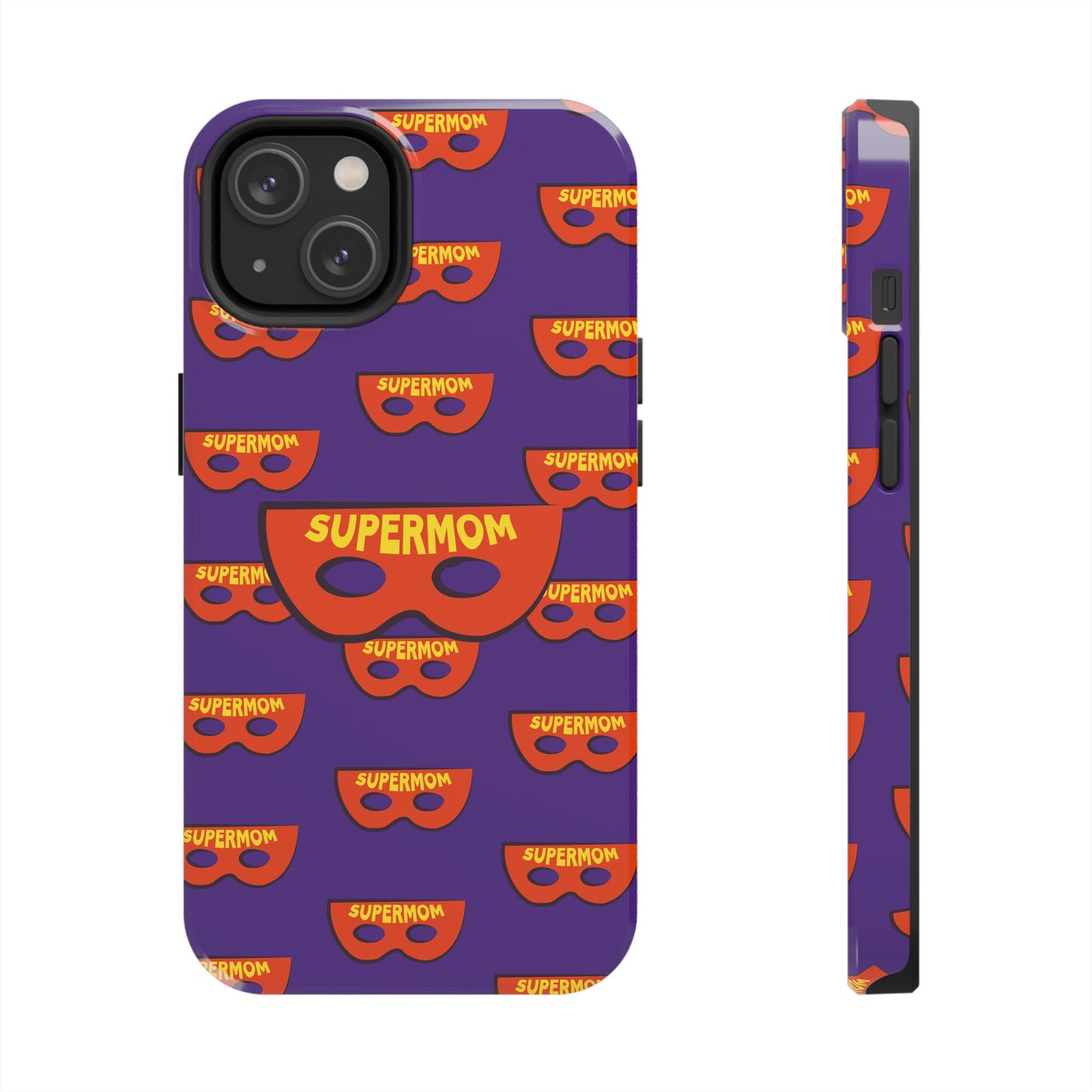 Supermom Tough Phone Case - Durable Protection with Fun Design - for iPhone