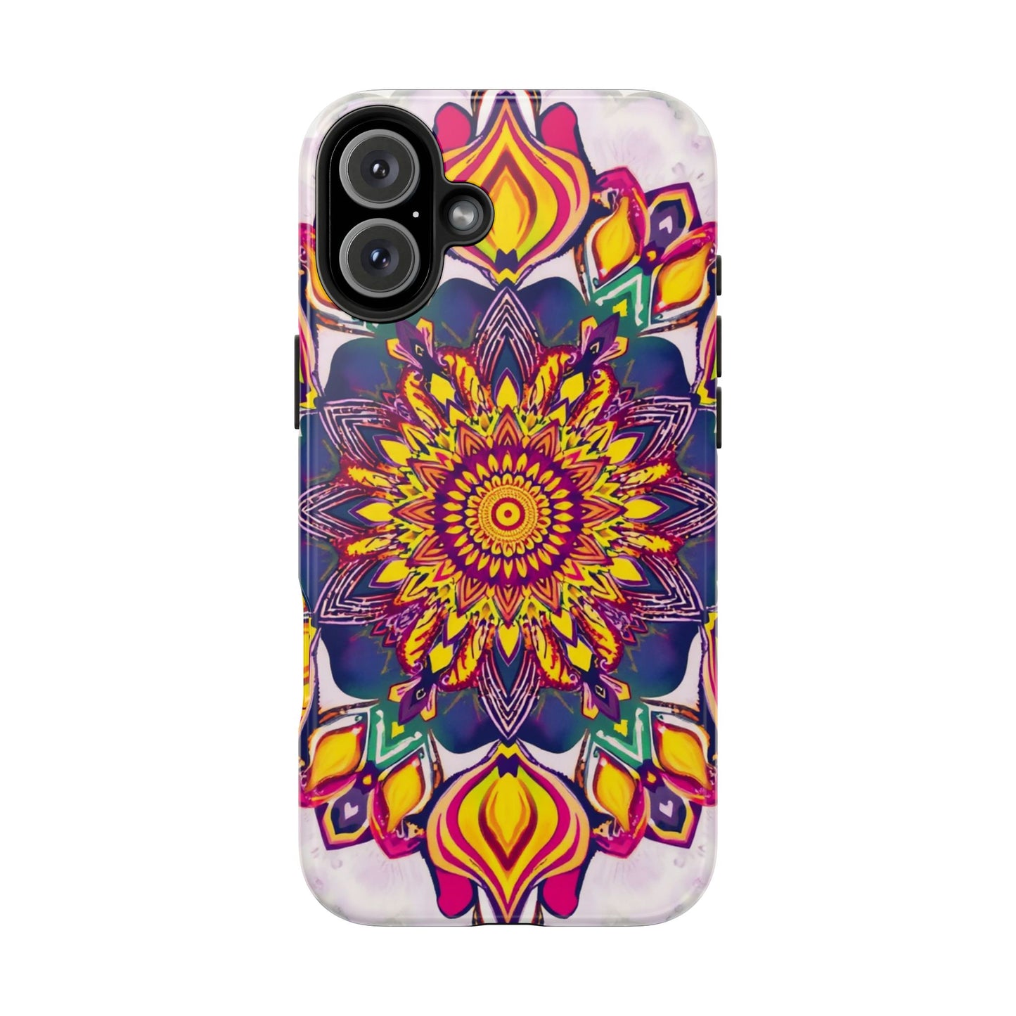 Vibrant Mandala Tough Phone Case - Boho Style Protection - for iPhone