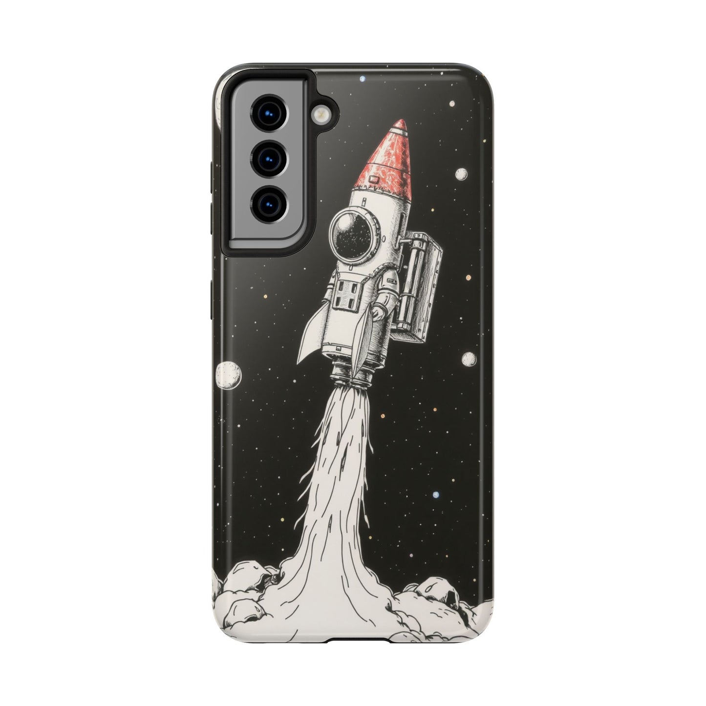 Cool Tough Phone Case for iPhone - Astro-Rocket Bond