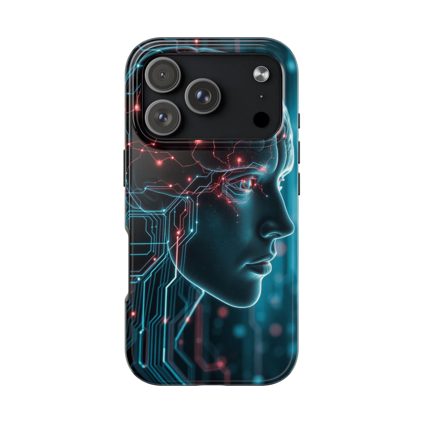 Futuristic Brain Design Tough Phone Case
