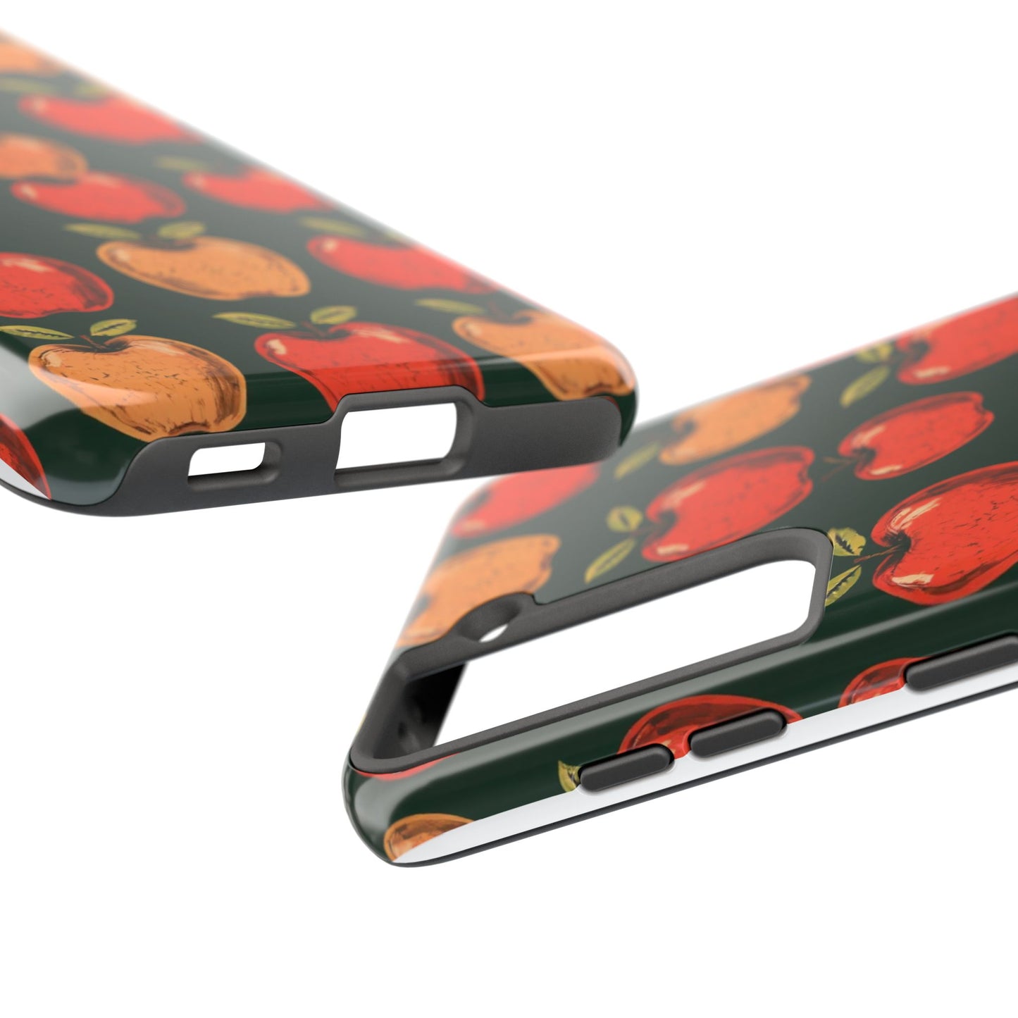 Apple Retro Pattern Tough Phone Case - Durable, Stylish, and Protective for Everyday Use - for iPhone