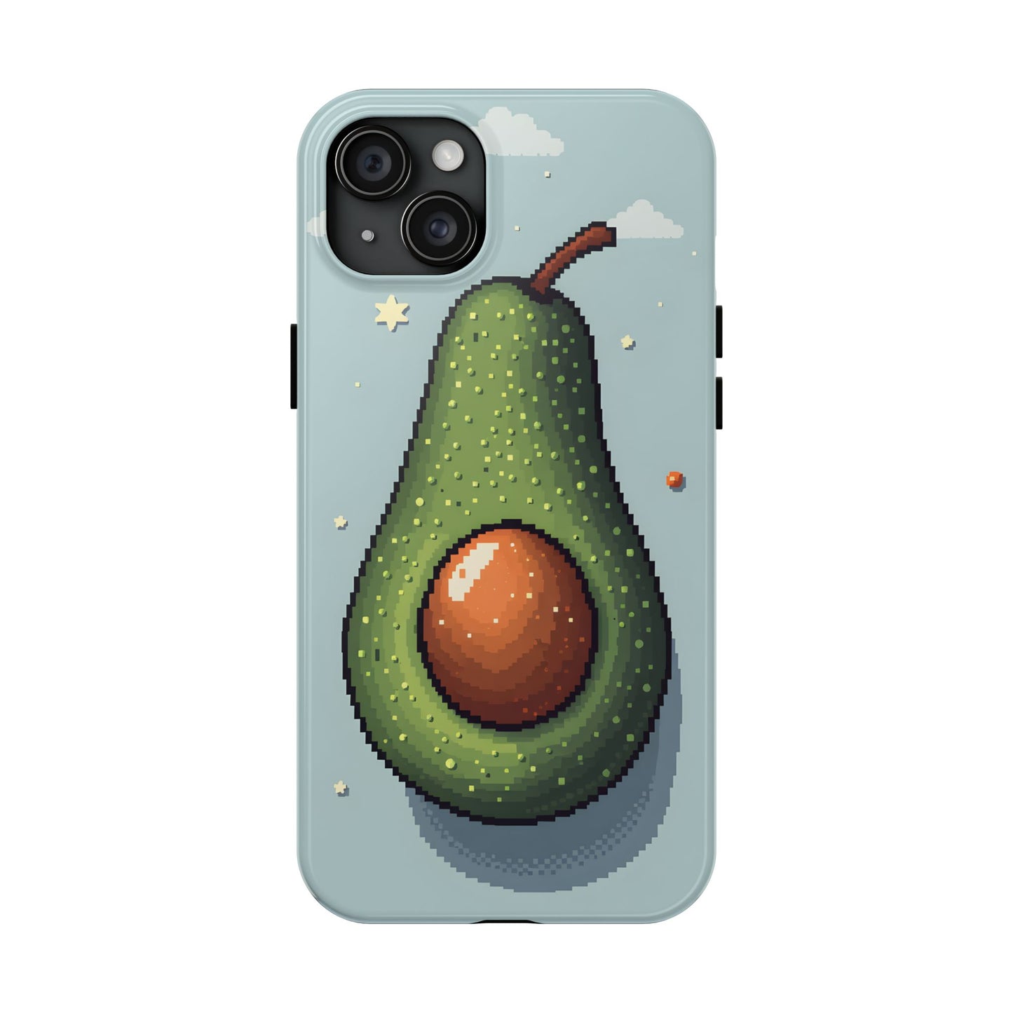 Pixel Avocado Tough Phone Case - Perfect for Foodies & Nature Lovers - for iPhone